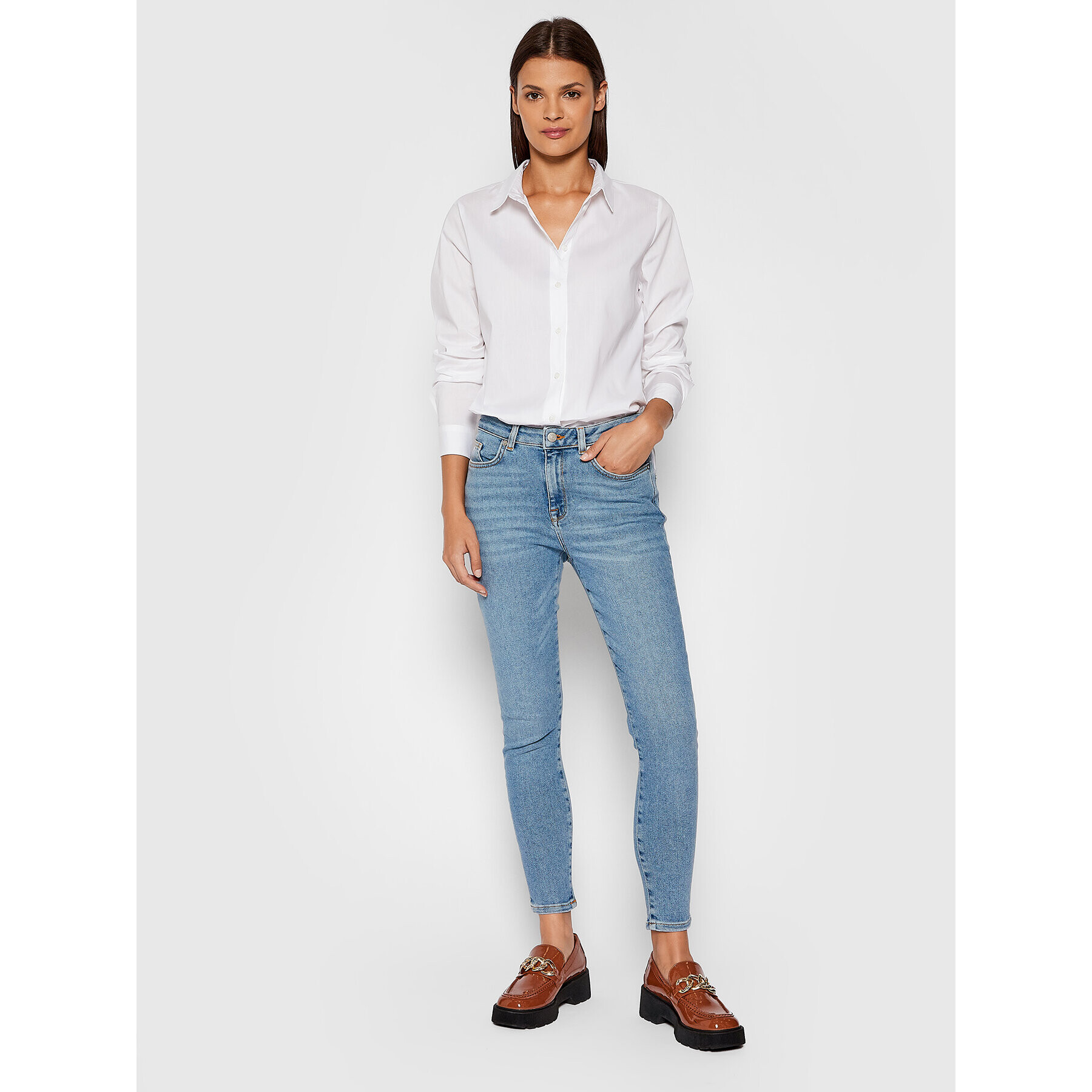 Selected Femme Дънки Sophia 16077551 Син Skinny Fit - Pepit.bg