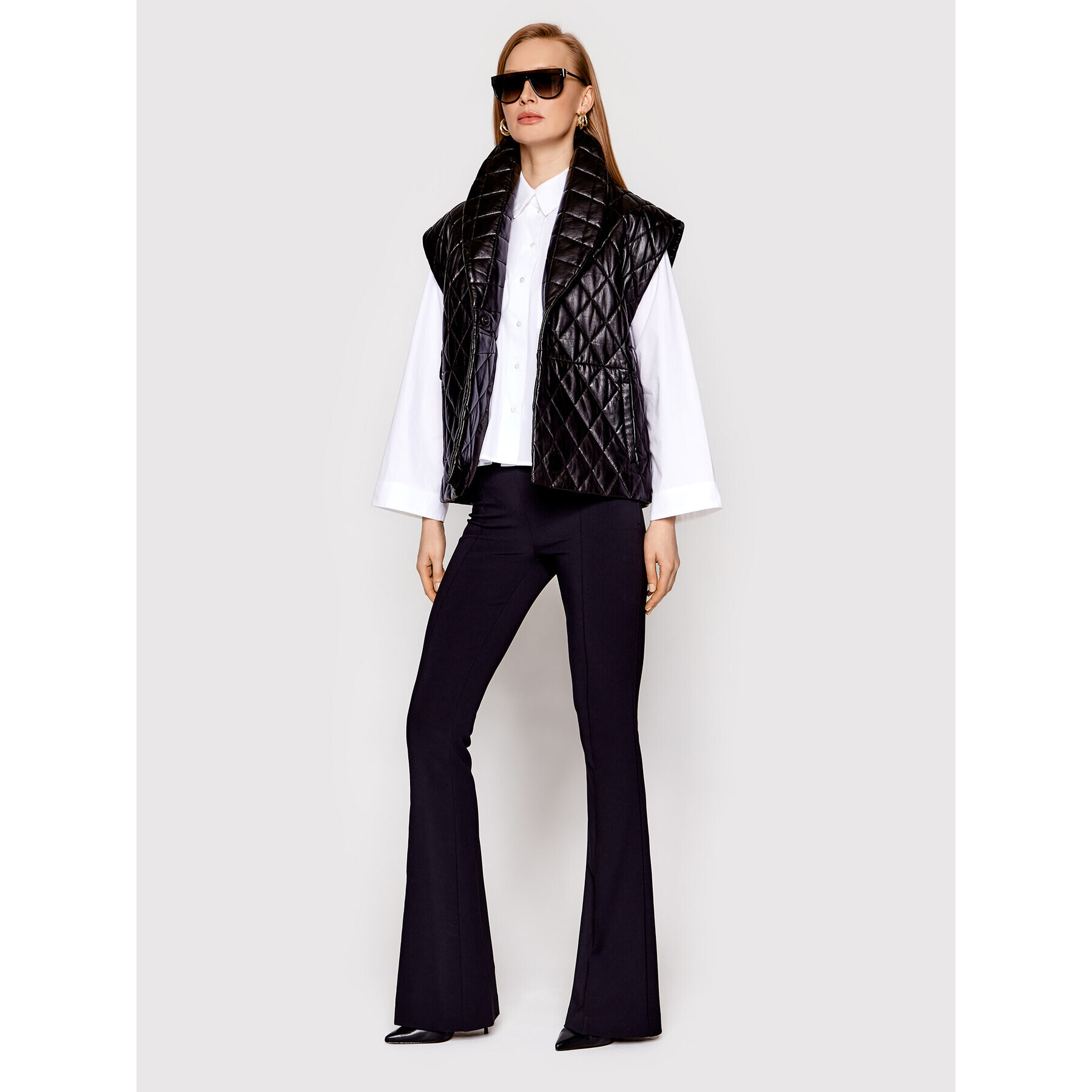 Selected Femme Риза Ada 16083840 Бял Regular Fit - Pepit.bg