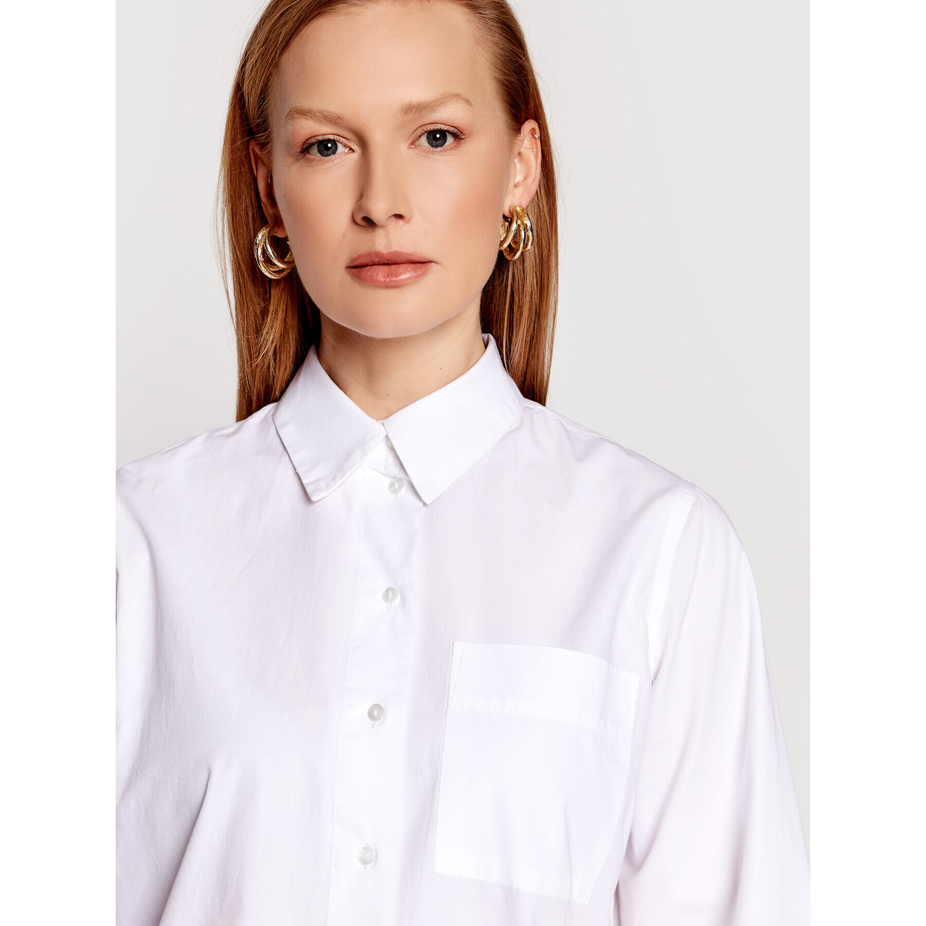 Selected Femme Риза Ada 16083840 Бял Regular Fit - Pepit.bg