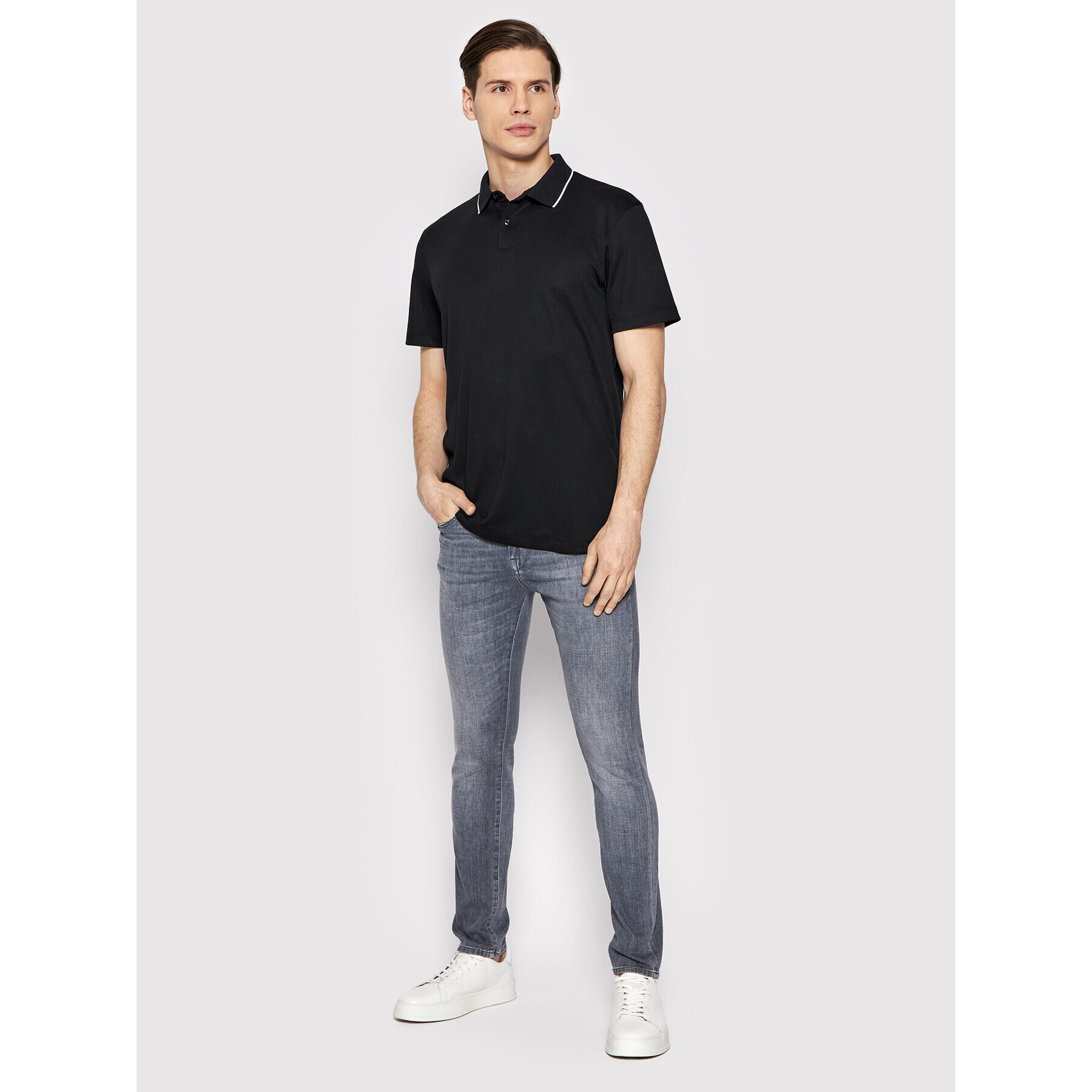 Selected Homme Дънки Leon 16083065 Сив Slim Fit - Pepit.bg