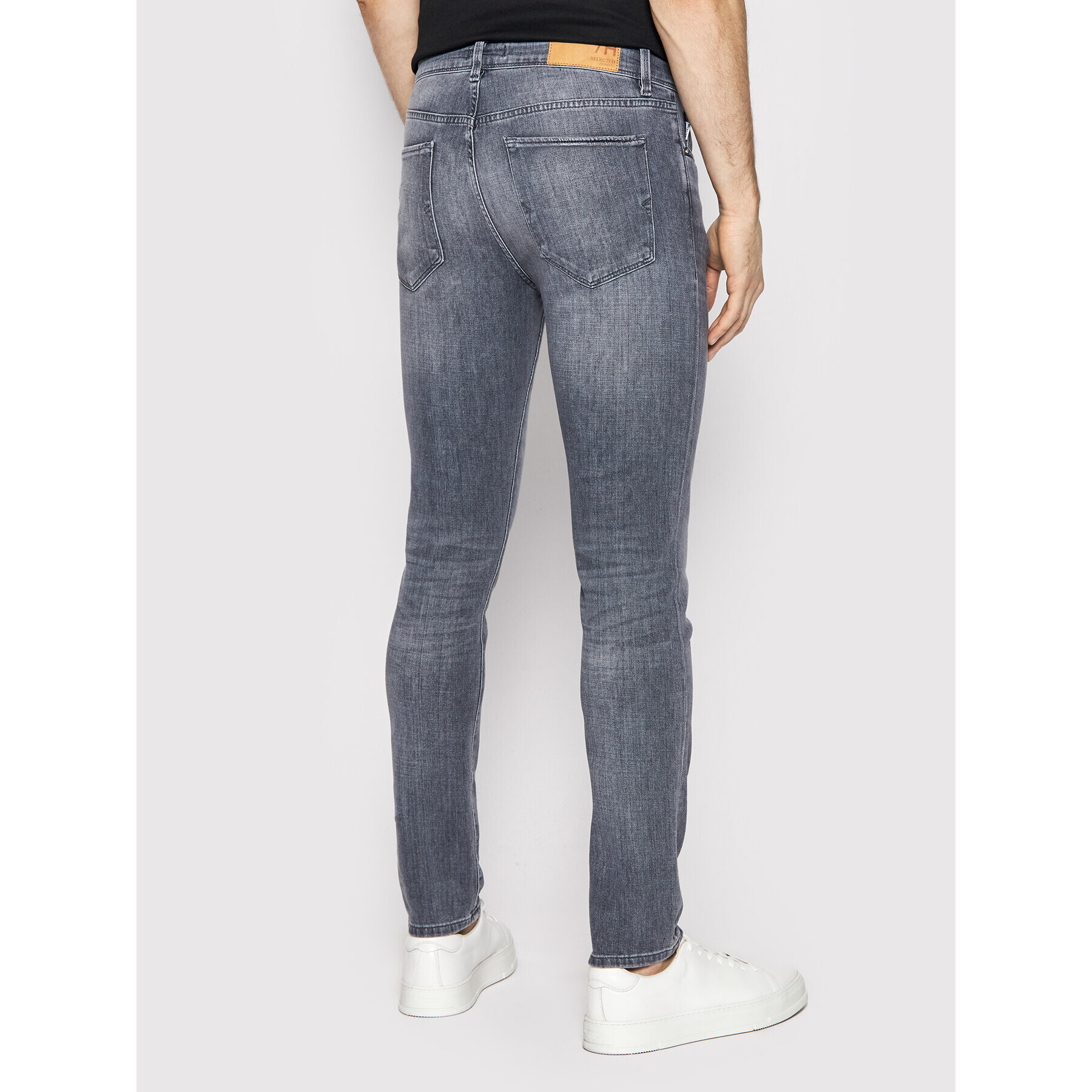 Selected Homme Дънки Leon 16083065 Сив Slim Fit - Pepit.bg