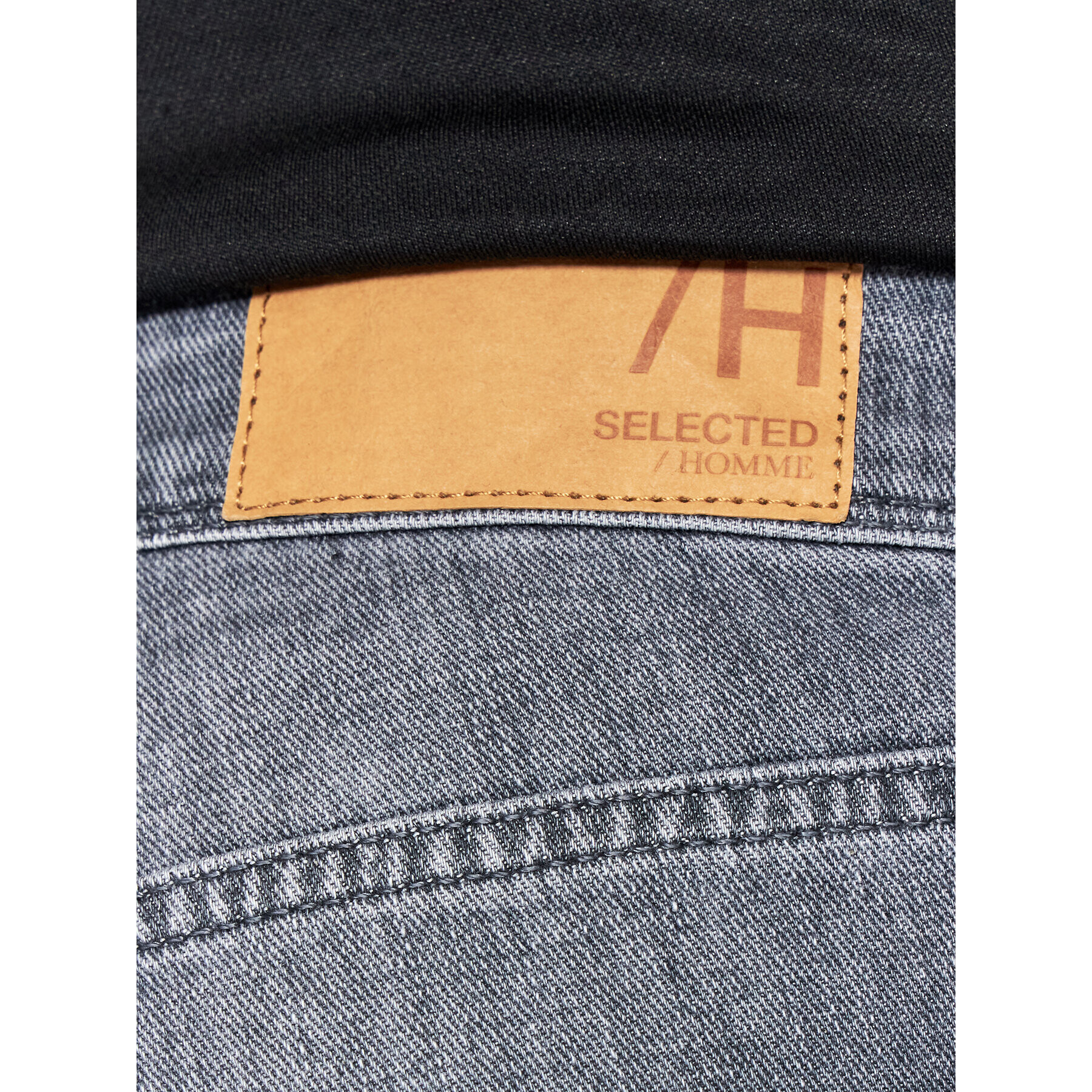 Selected Homme Дънки Leon 16083065 Сив Slim Fit - Pepit.bg