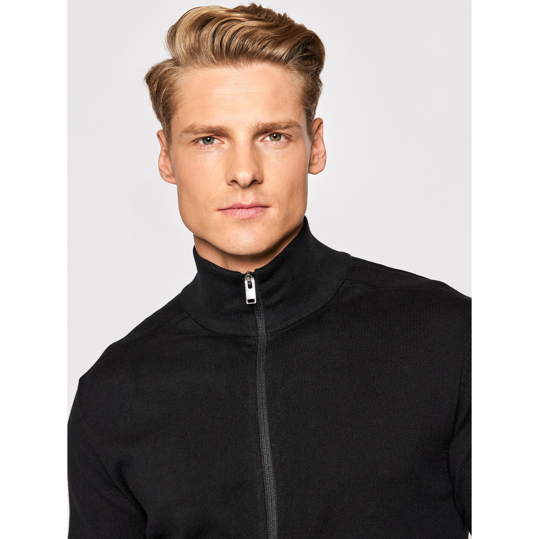 Selected Homme Кардиган Berg 16074688 Черен Regular Fit - Pepit.bg
