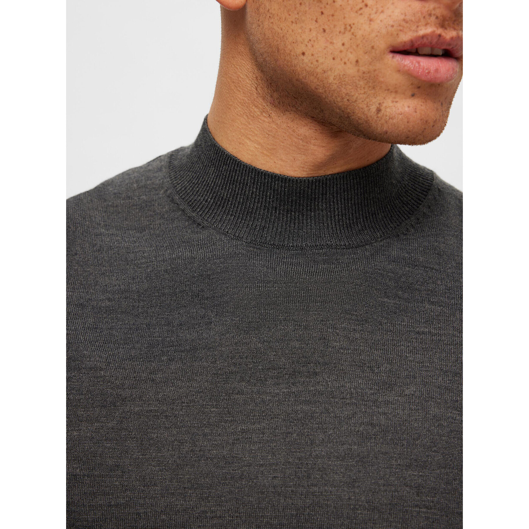 Selected Homme Поло 16090148 Сив Regular Fit - Pepit.bg