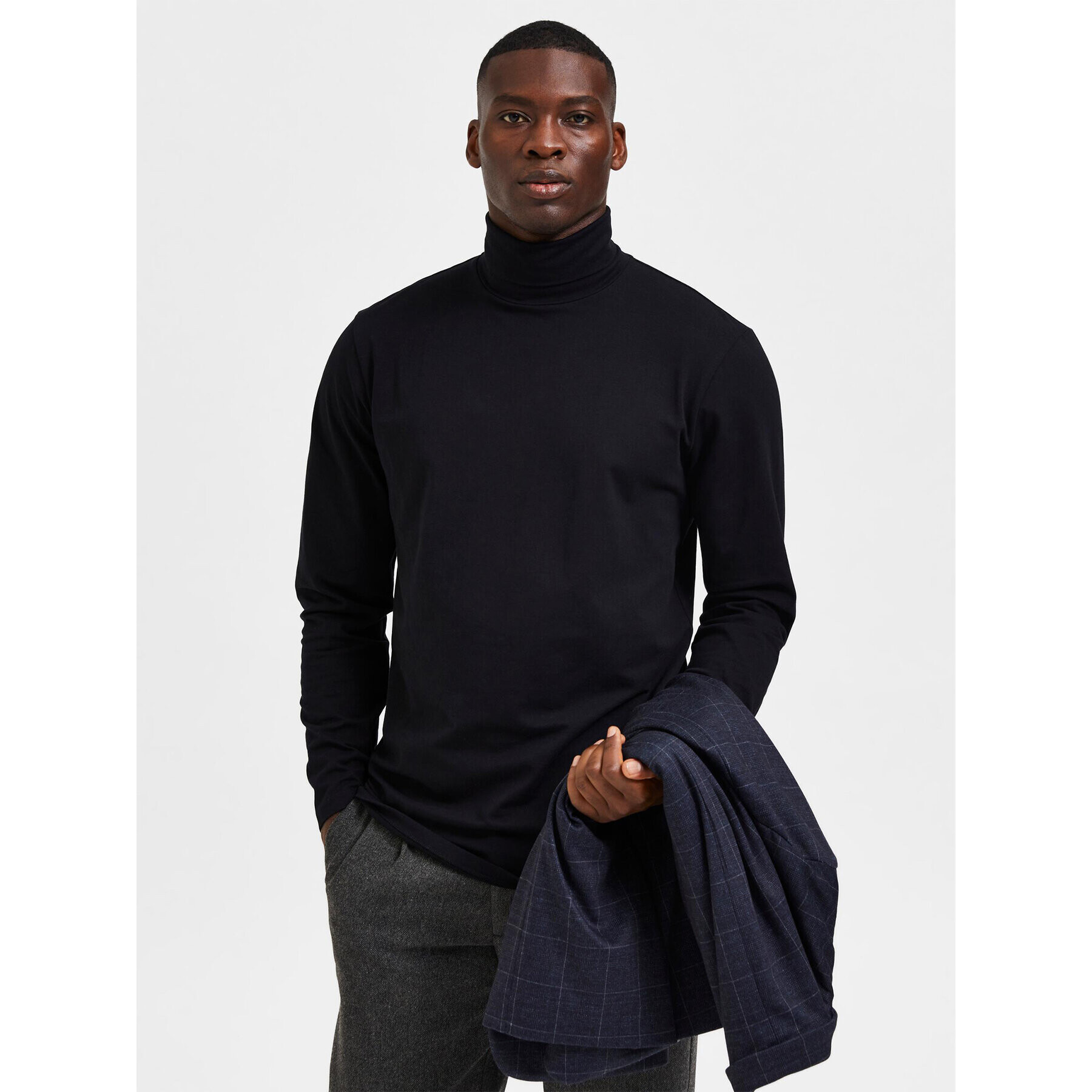Selected Homme Поло Rory 16081962 Черен Regular Fit - Pepit.bg