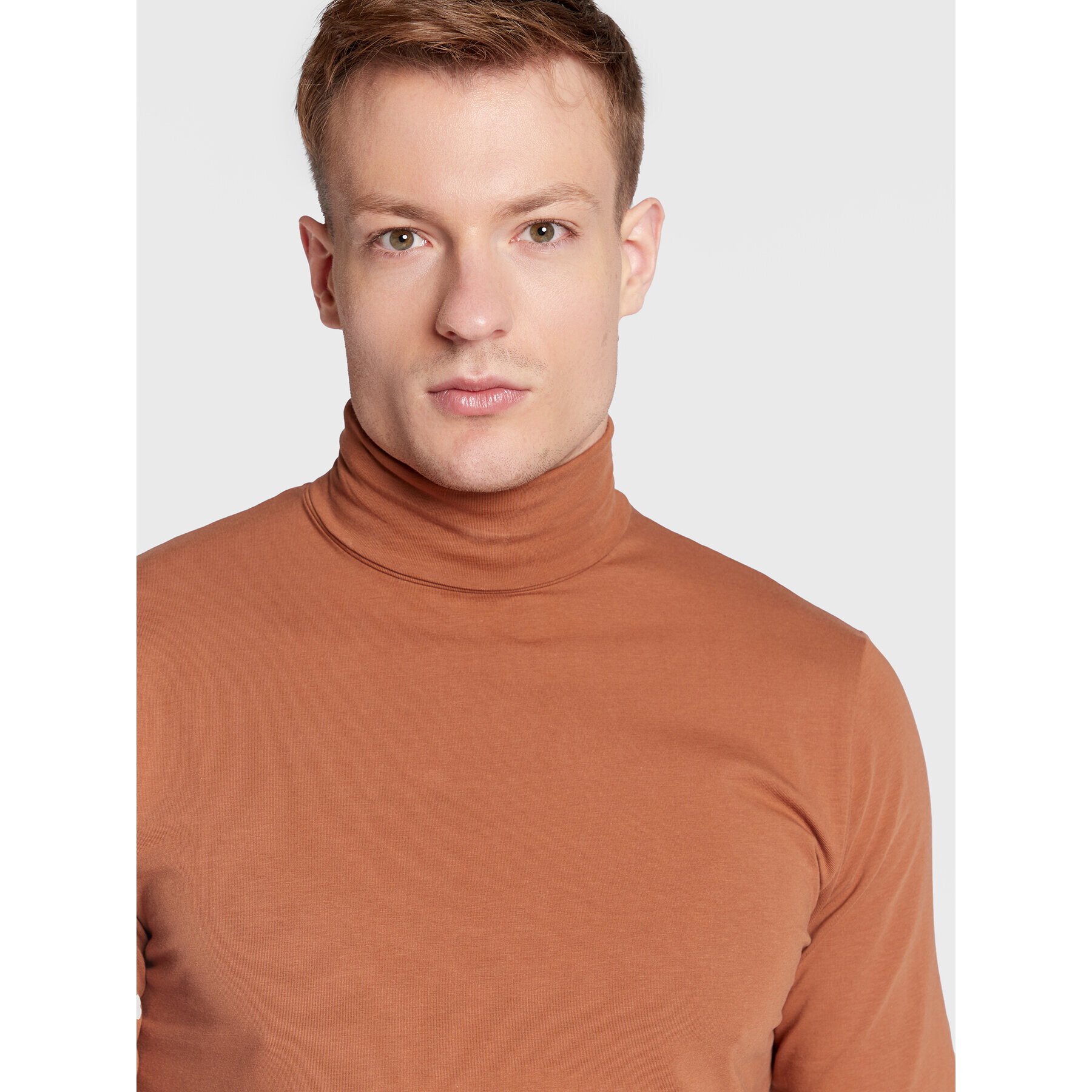 Selected Homme Поло Rory 16081962 Кафяв Regular Fit - Pepit.bg