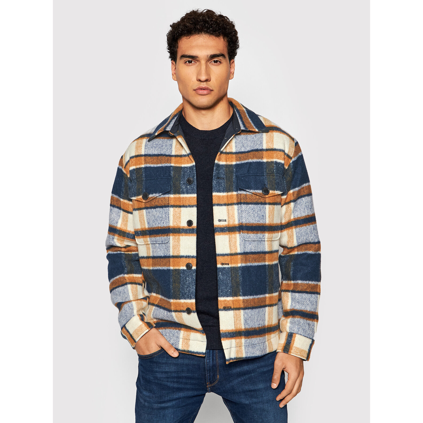 Selected Homme Преходно яке Lumber 16079401 Цветен Regular Fit - Pepit.bg