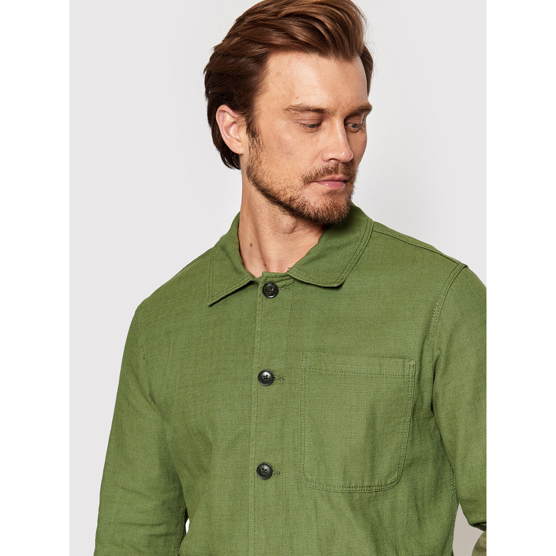 Selected Homme Преходно яке Molton 16083576 Зелен Regular Fit - Pepit.bg