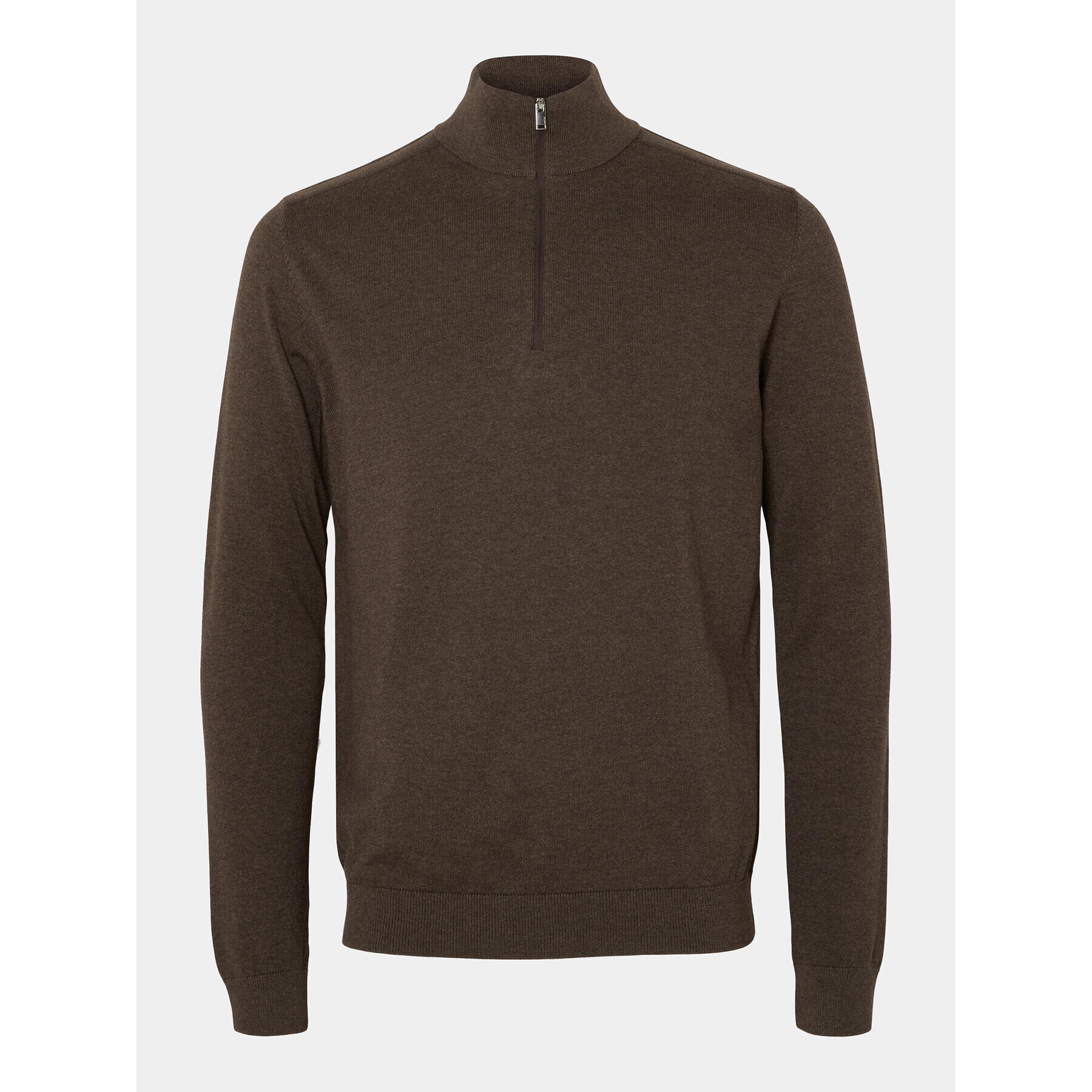 Selected Homme Пуловер 16074687 Кафяв Regular Fit - Pepit.bg