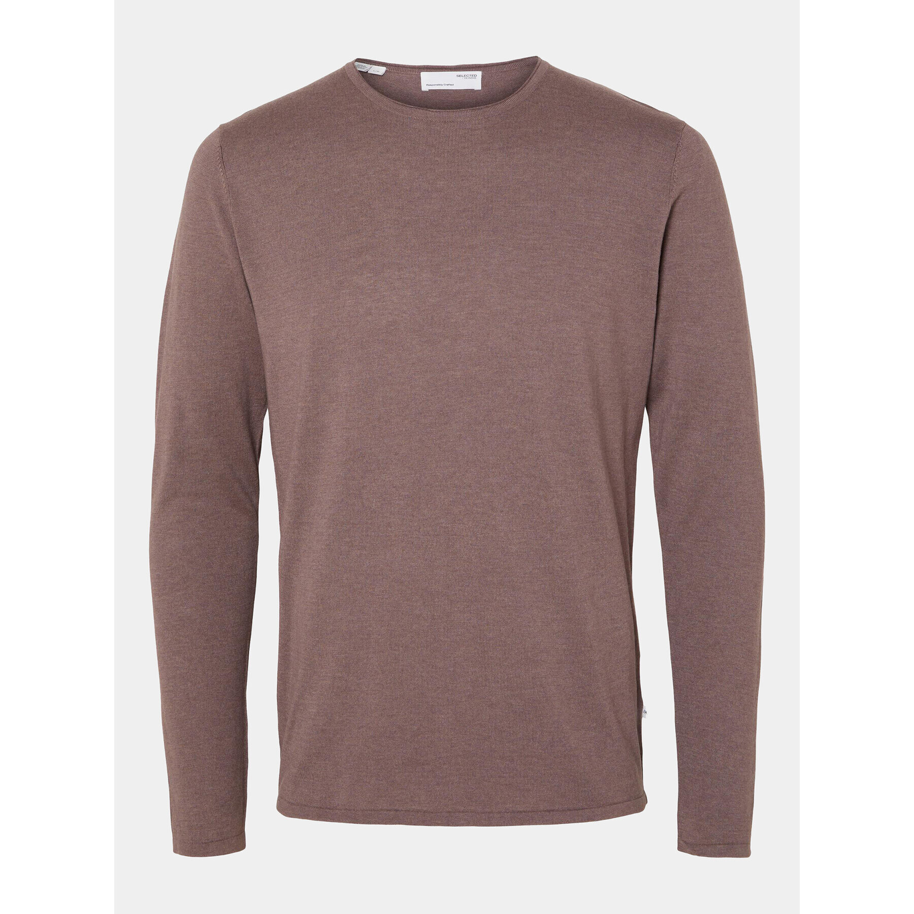 Selected Homme Пуловер 16079774 Бордо Regular Fit - Pepit.bg