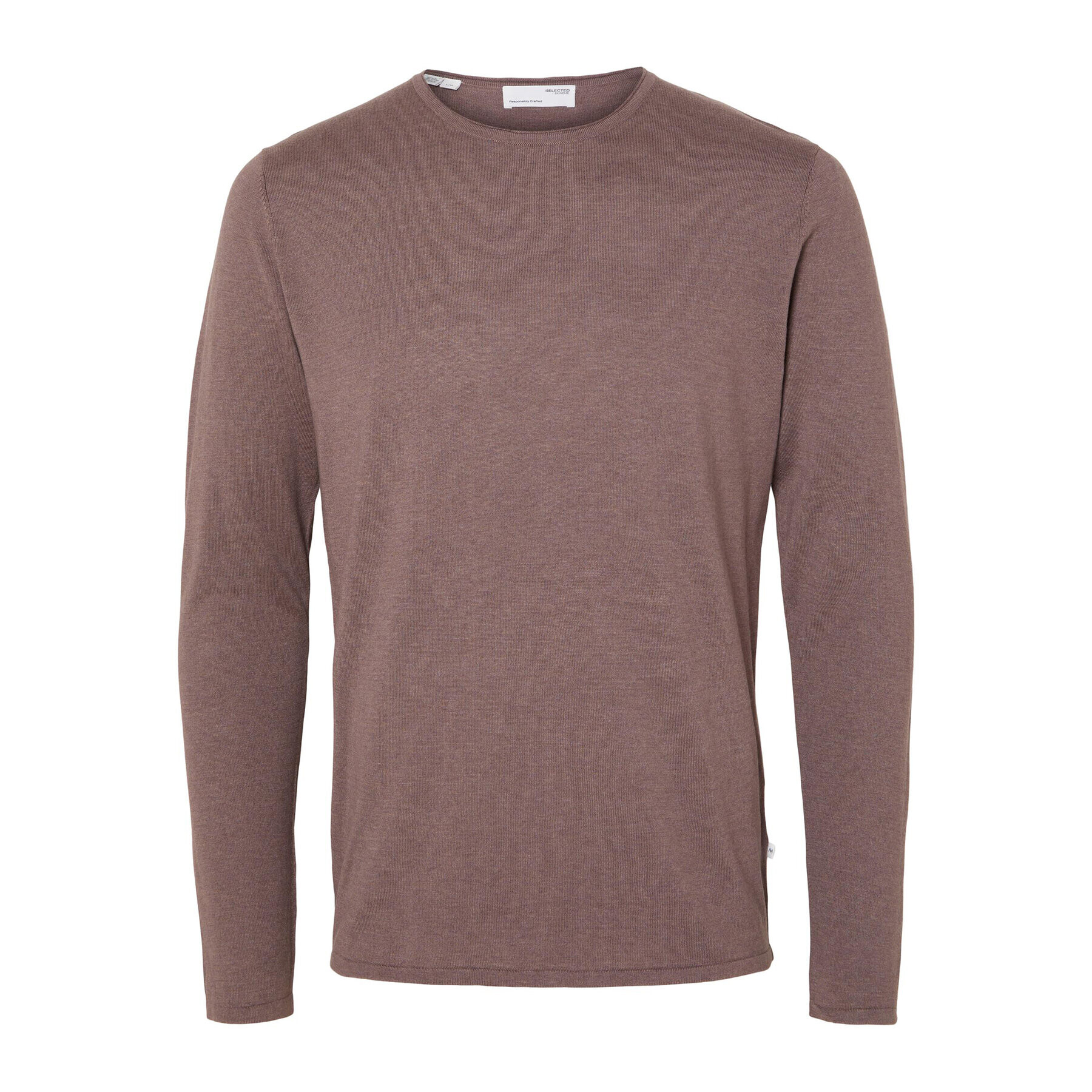 Selected Homme Пуловер 16079774 Бордо Regular Fit - Pepit.bg