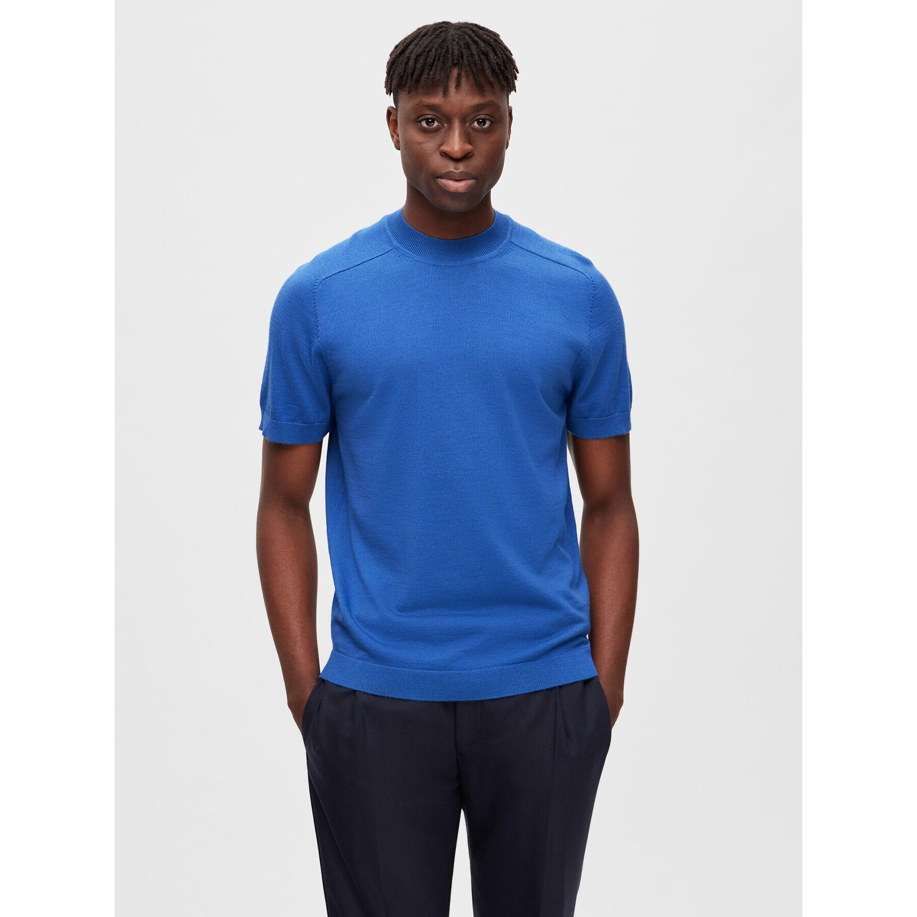 Selected Homme Пуловер 16088646 Син Regular Fit - Pepit.bg