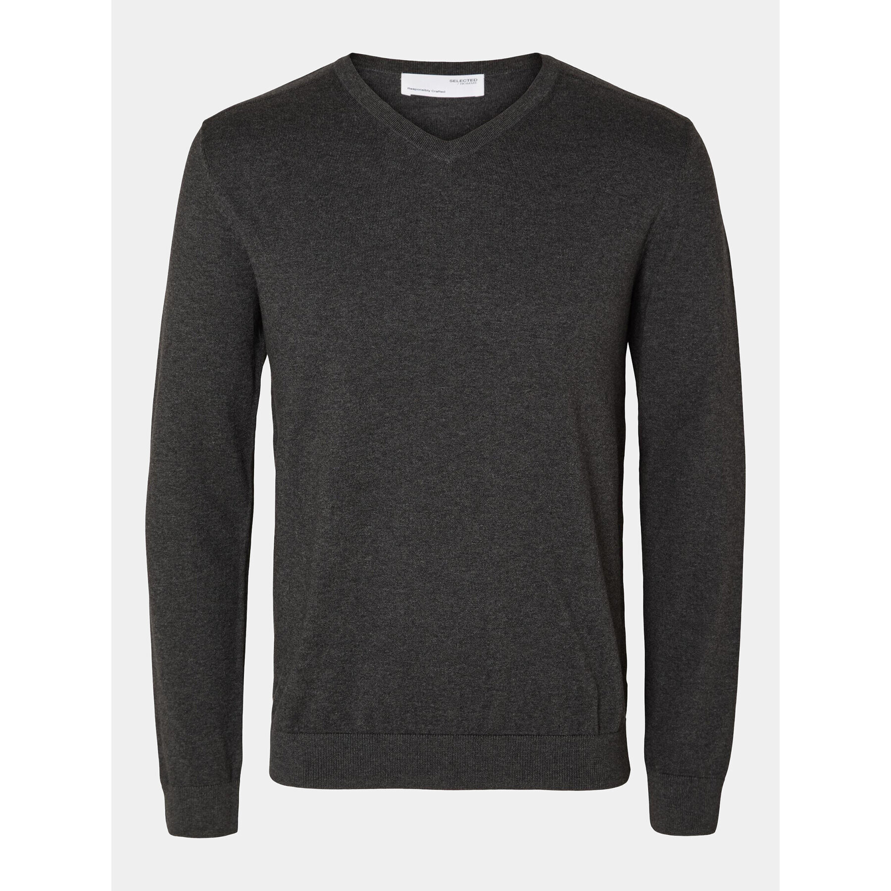 Selected Homme Пуловер 16090147 Сив Regular Fit - Pepit.bg