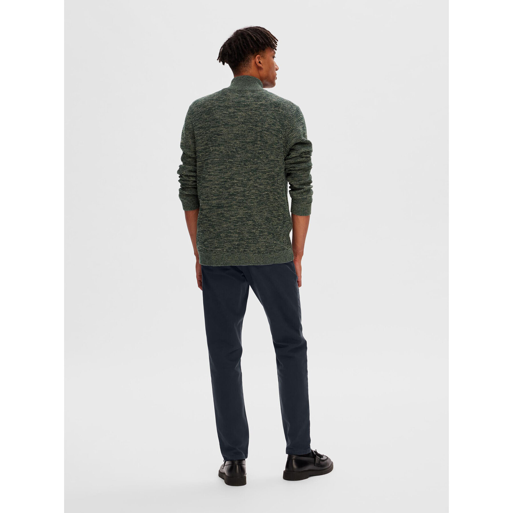 Selected Homme Пуловер 16090152 Зелен Regular Fit - Pepit.bg