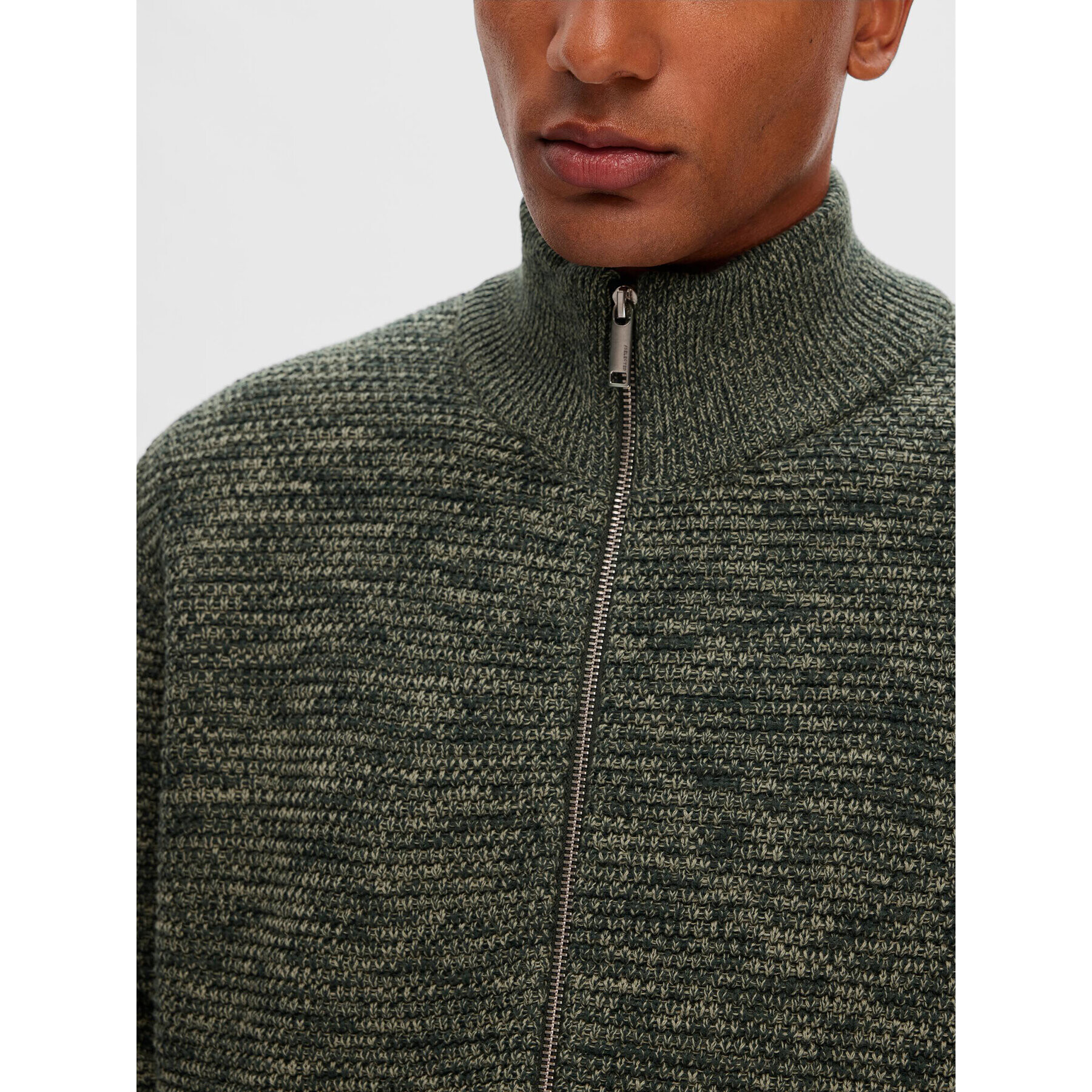 Selected Homme Пуловер 16090152 Зелен Regular Fit - Pepit.bg