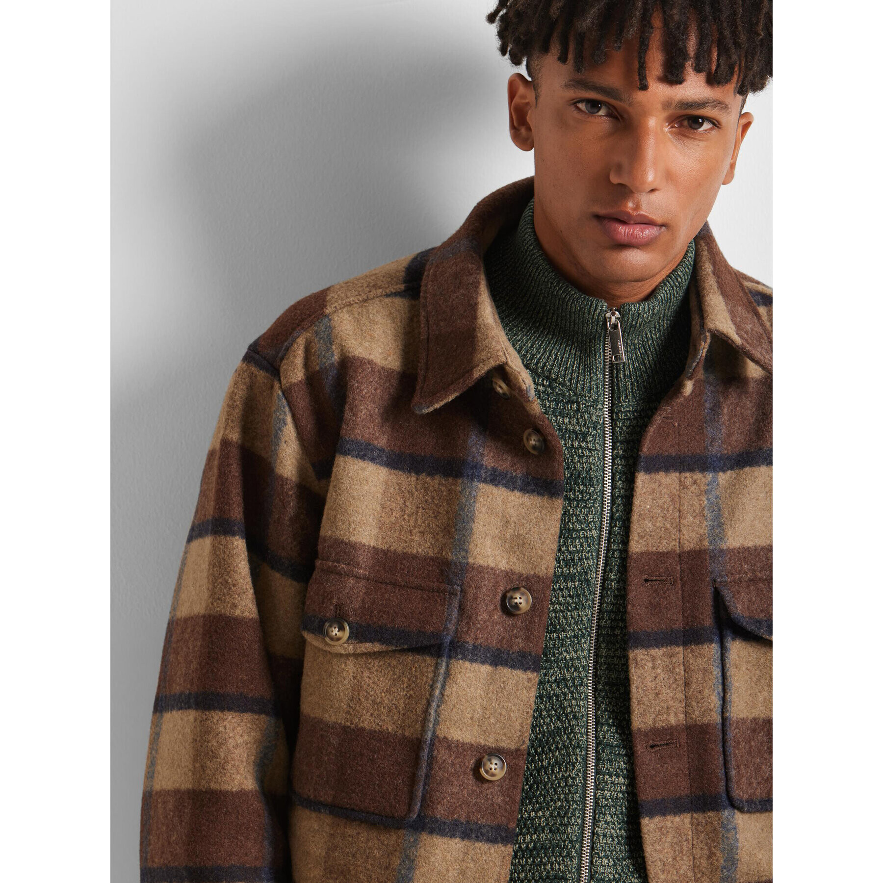 Selected Homme Пуловер 16090152 Зелен Regular Fit - Pepit.bg