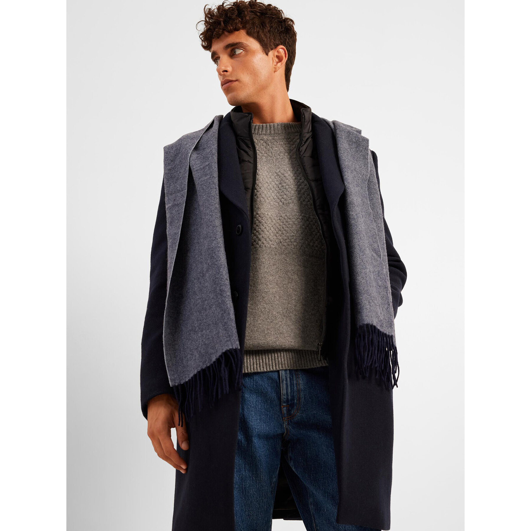 Selected Homme Пуловер 16090155 Сив Regular Fit - Pepit.bg