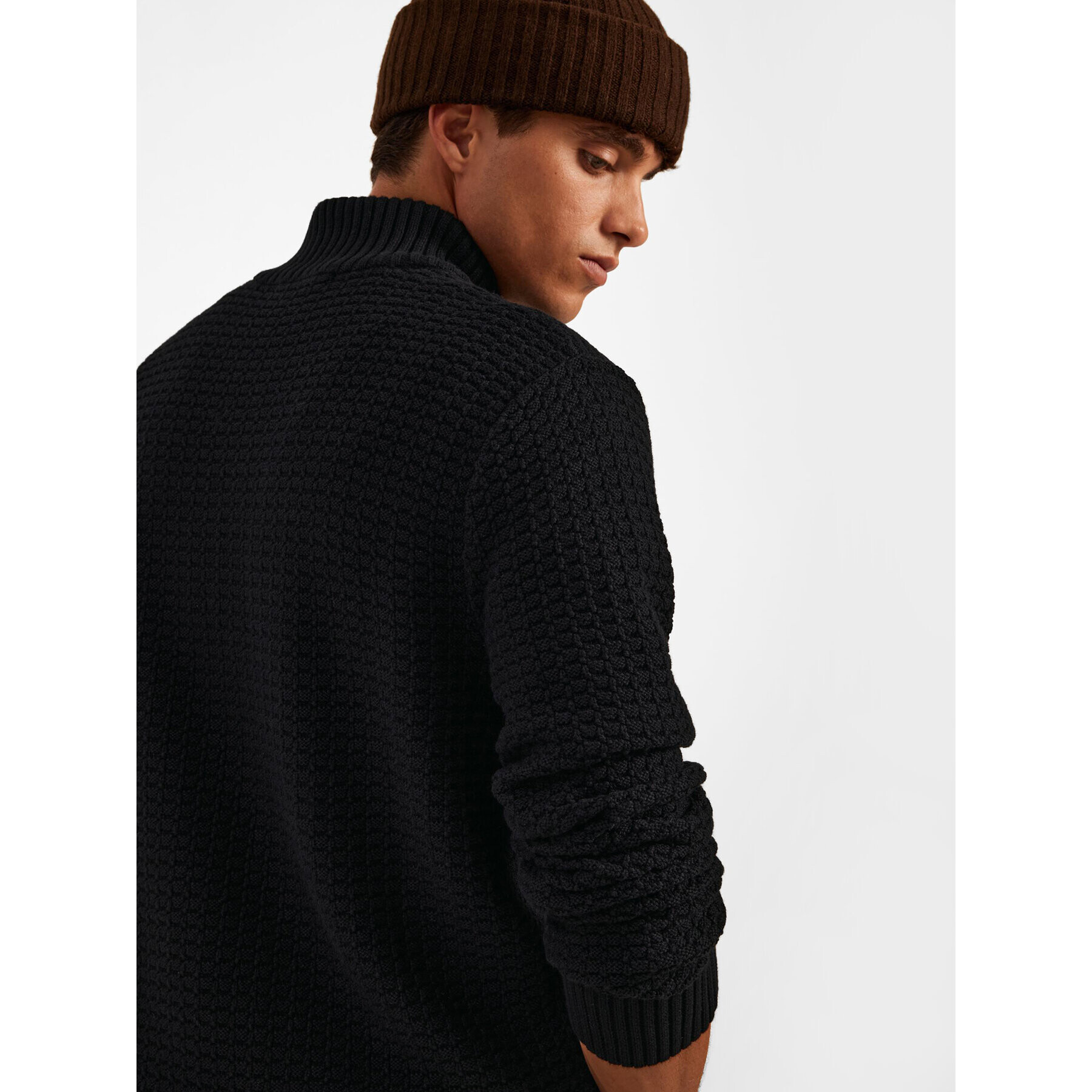 Selected Homme Пуловер 16091800 Черен Regular Fit - Pepit.bg