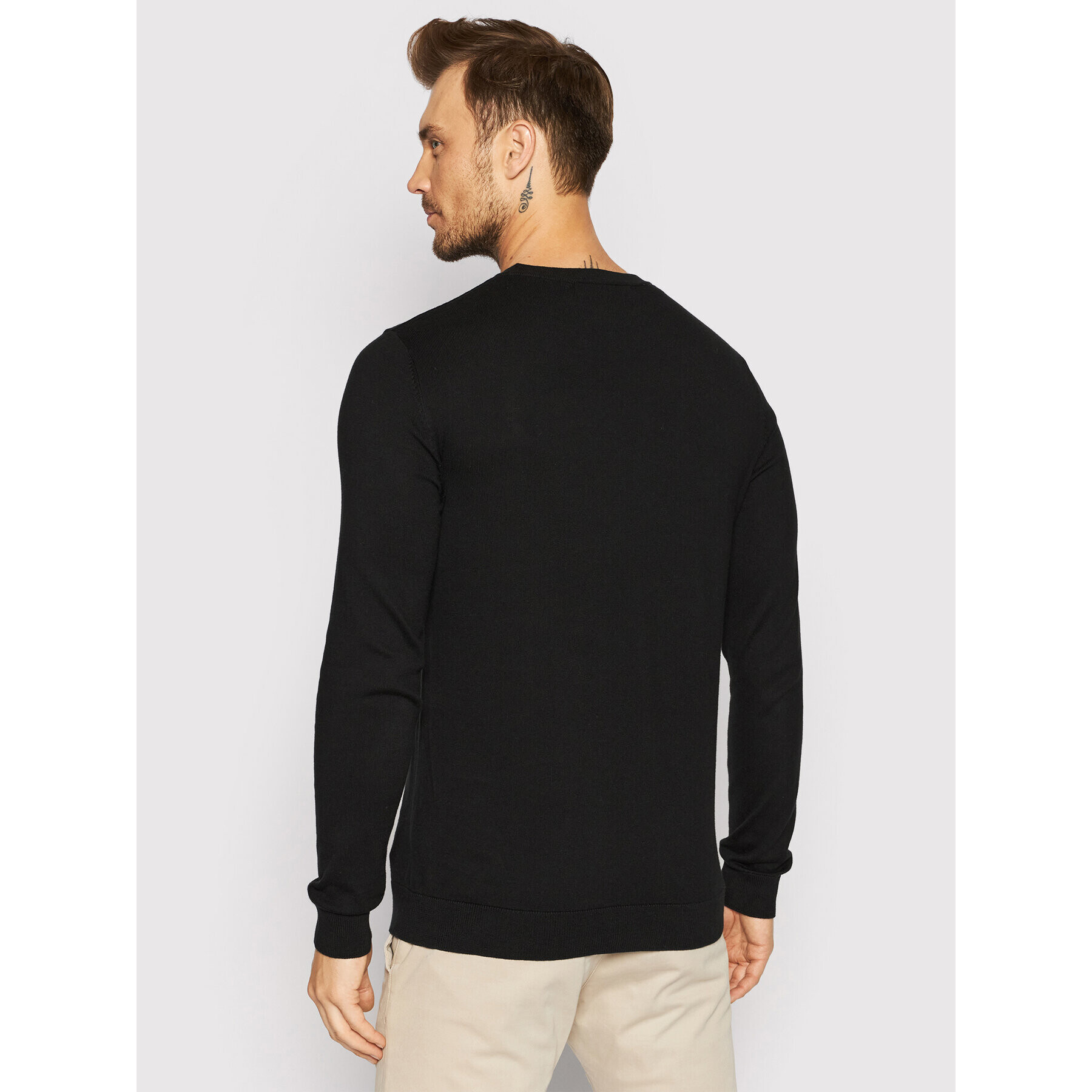 Selected Homme Пуловер Berg 16074682 Черен Regular Fit - Pepit.bg