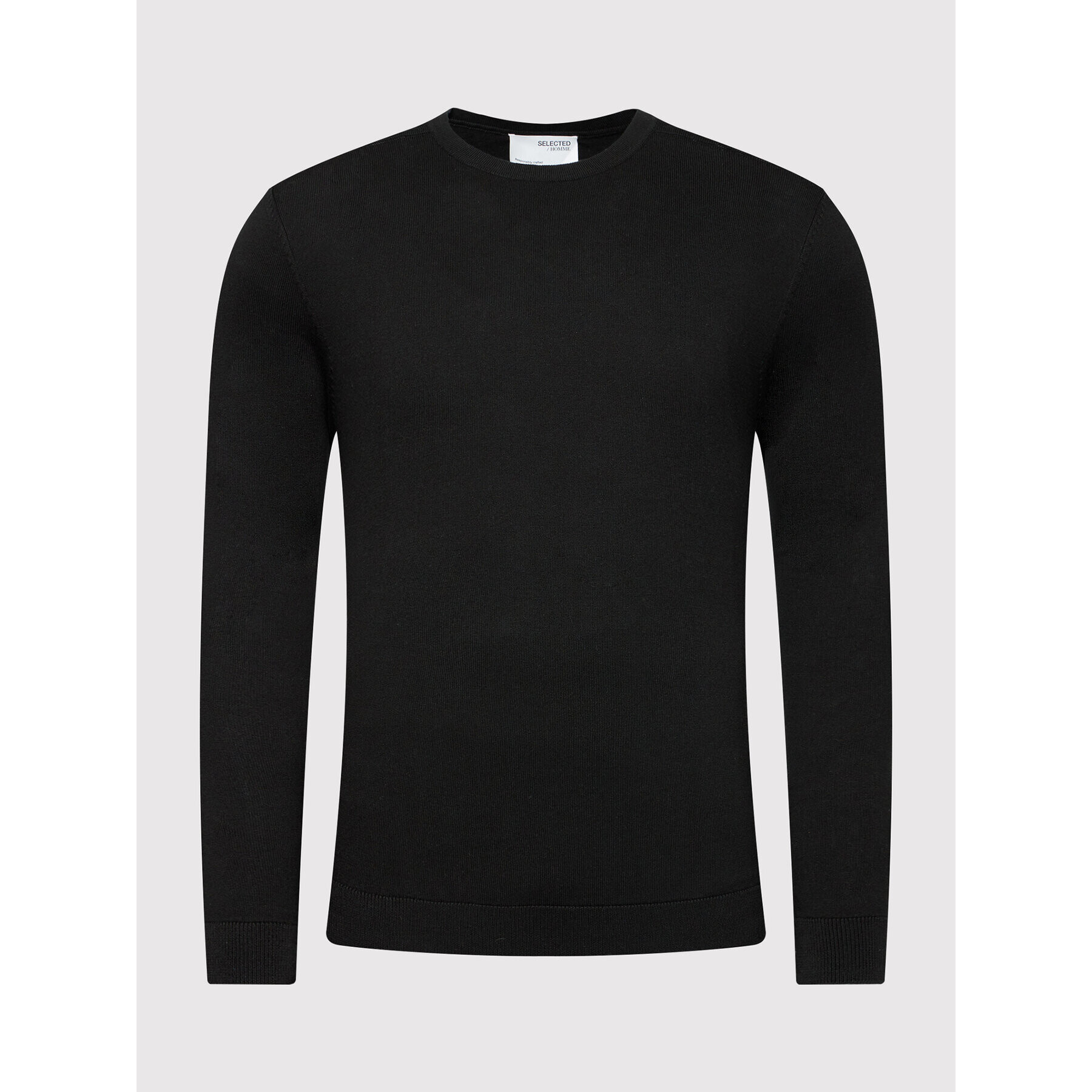 Selected Homme Пуловер Berg 16074682 Черен Regular Fit - Pepit.bg