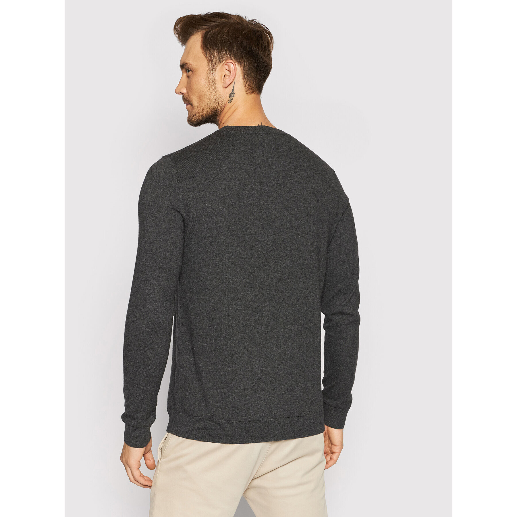 Selected Homme Пуловер Berg 16074682 Сив Regular Fit - Pepit.bg