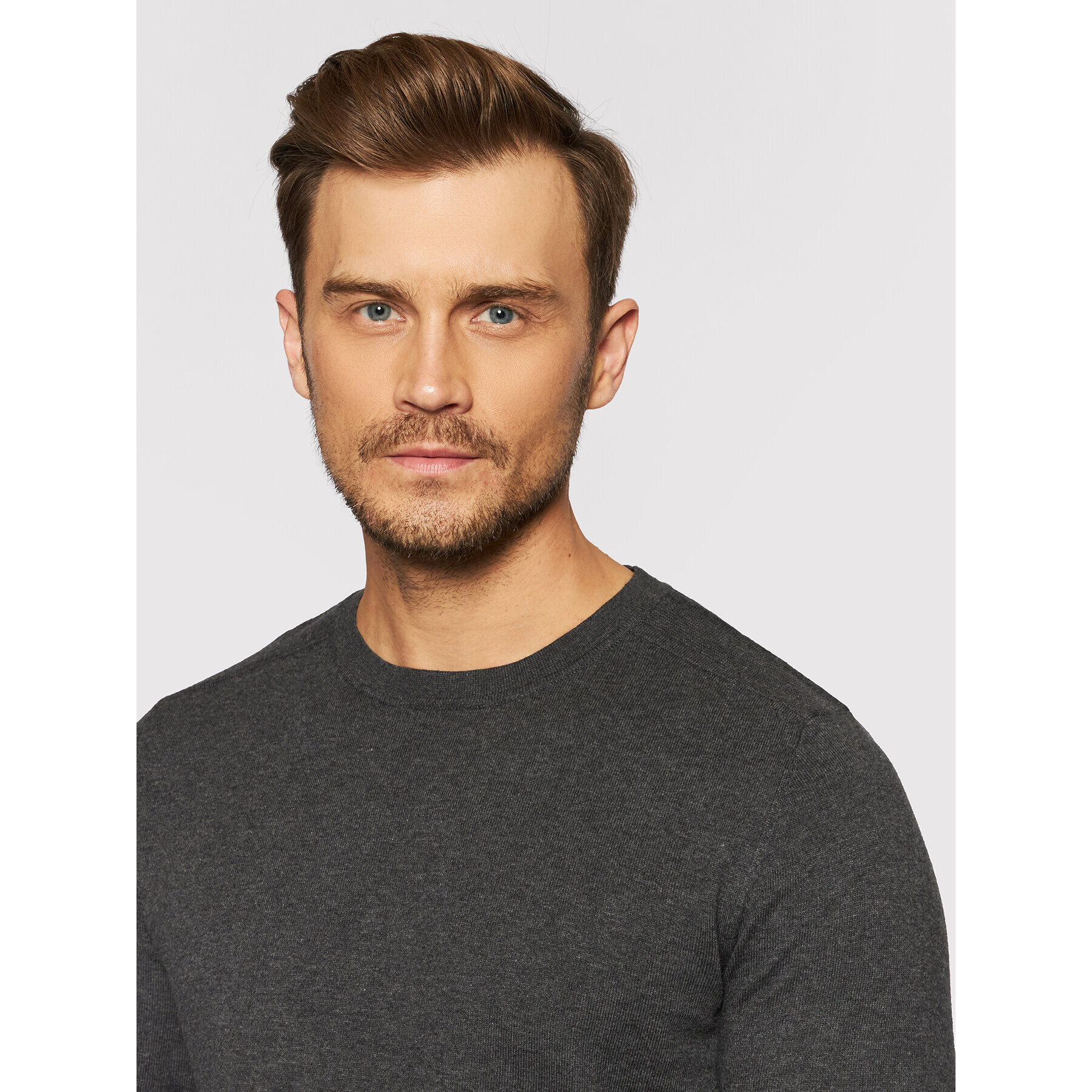 Selected Homme Пуловер Berg 16074682 Сив Regular Fit - Pepit.bg
