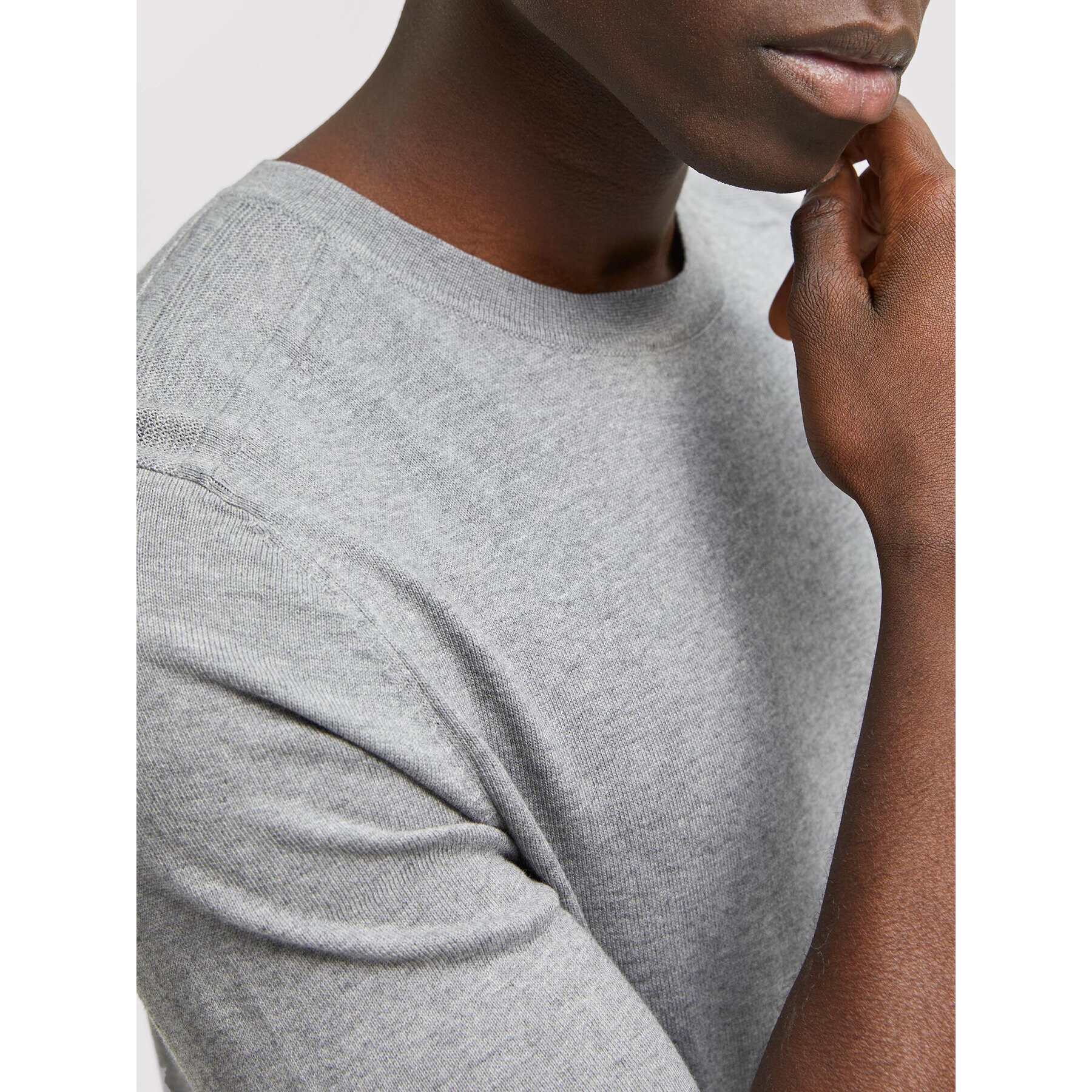 Selected Homme Пуловер Berg 16074682 Сив Regular Fit - Pepit.bg