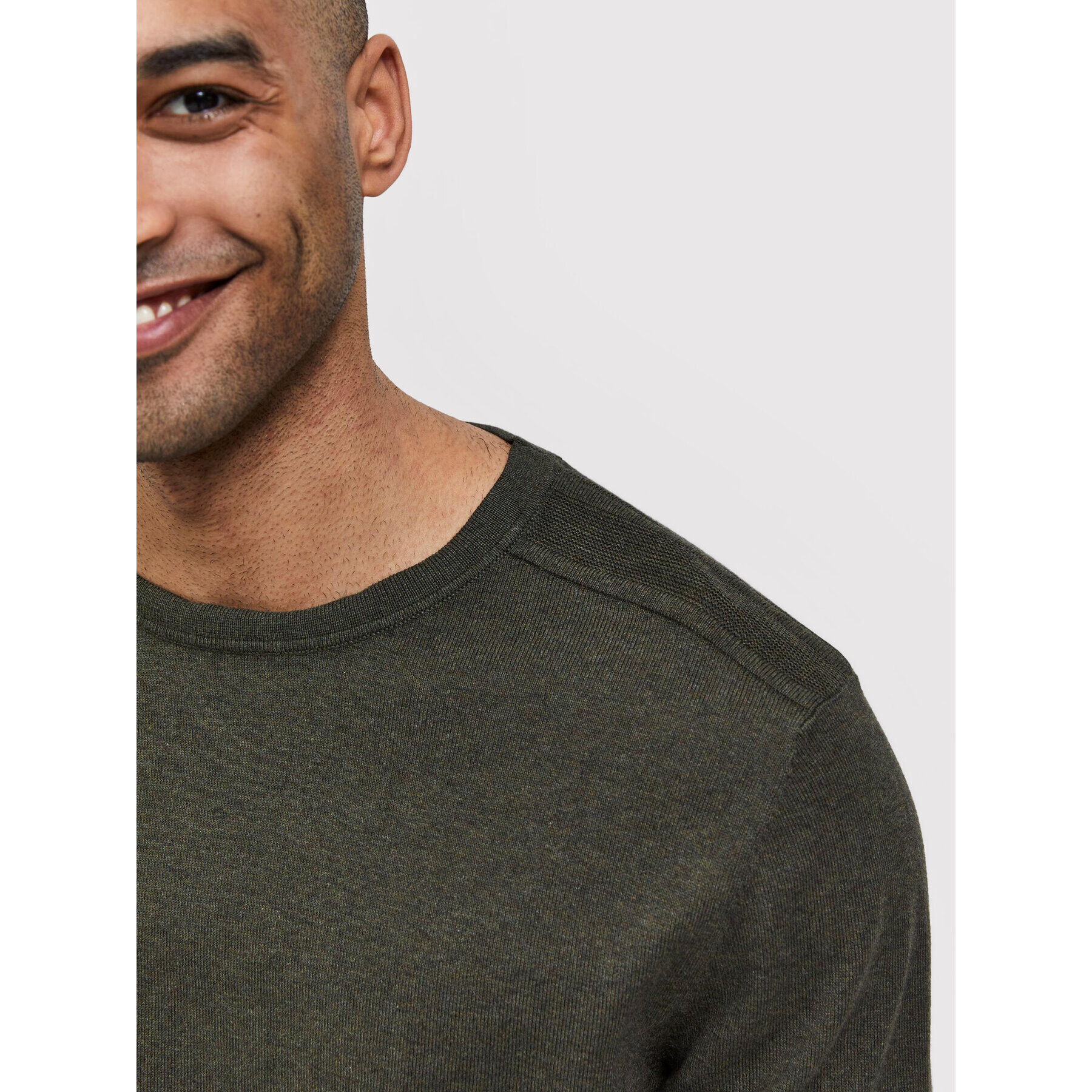 Selected Homme Пуловер Berg 16074682 Зелен Regular Fit - Pepit.bg
