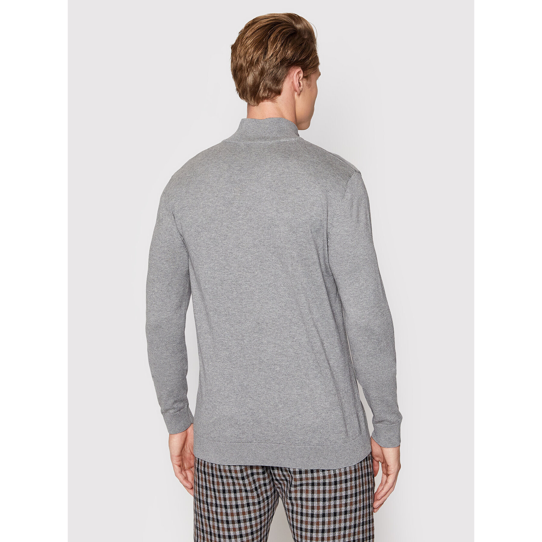 Selected Homme Пуловер Berg 16074687 Сив Regular Fit - Pepit.bg