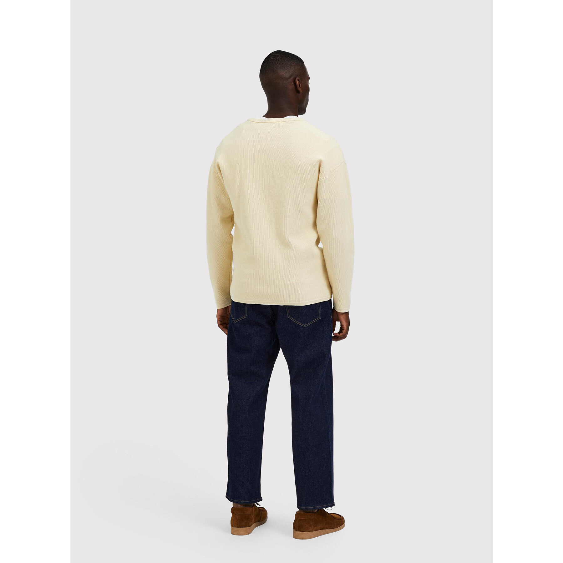 Selected Homme Пуловер Fergo 16085457 Бежов Regular Fit - Pepit.bg
