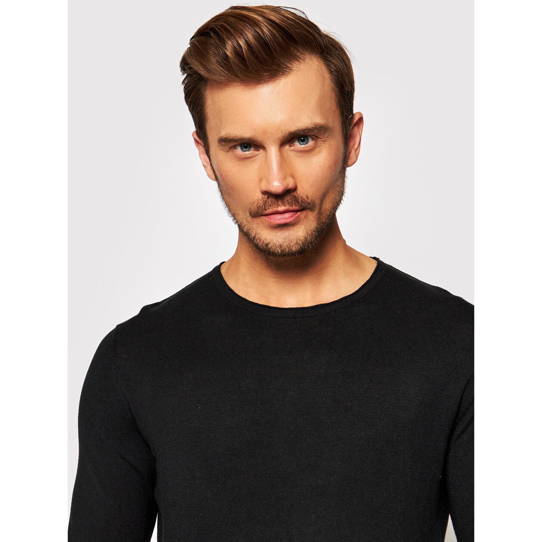 Selected Homme Пуловер Rome 16079774 Черен Regular Fit - Pepit.bg