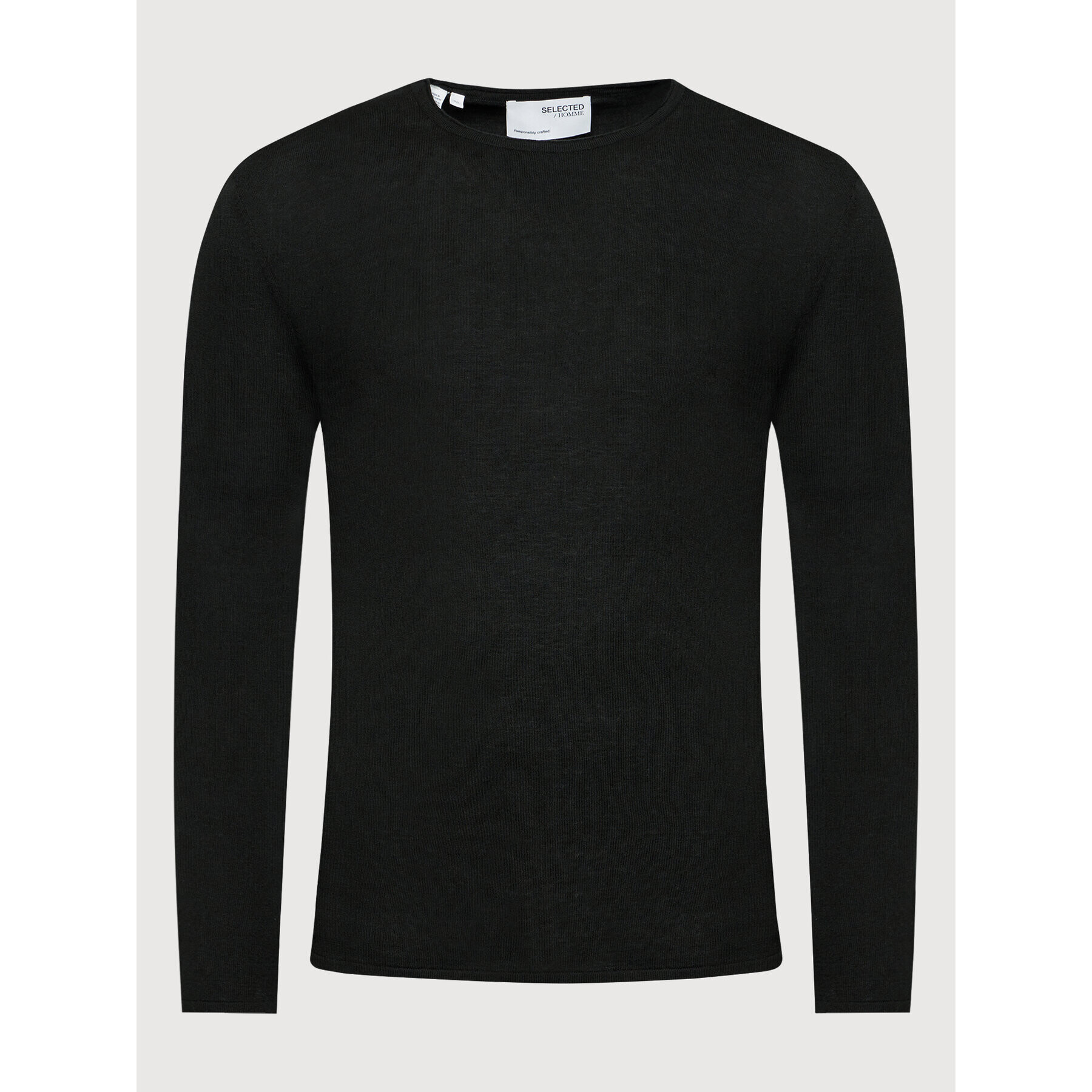 Selected Homme Пуловер Rome 16079774 Черен Regular Fit - Pepit.bg