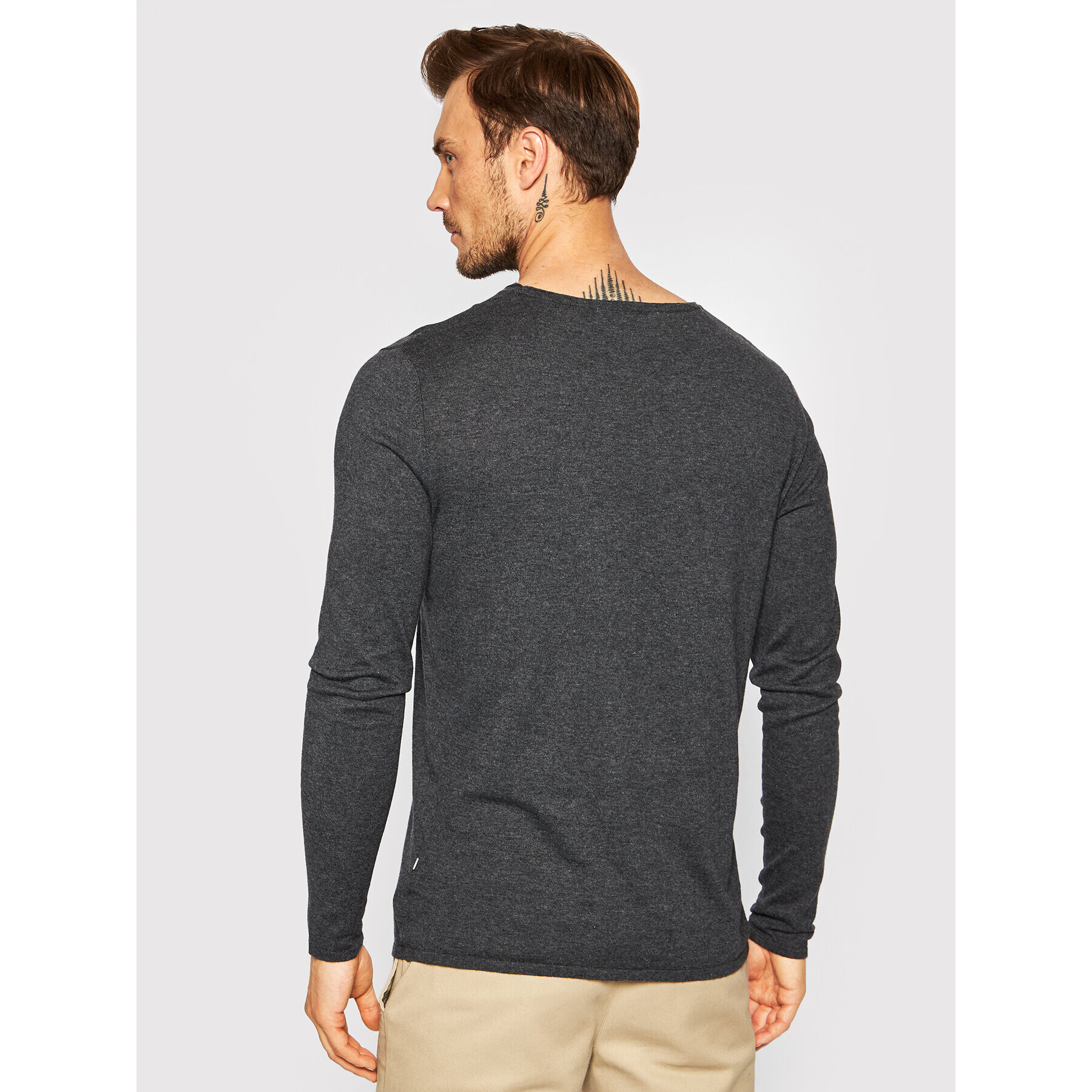 Selected Homme Пуловер Rome 16079774 Сив Regular Fit - Pepit.bg