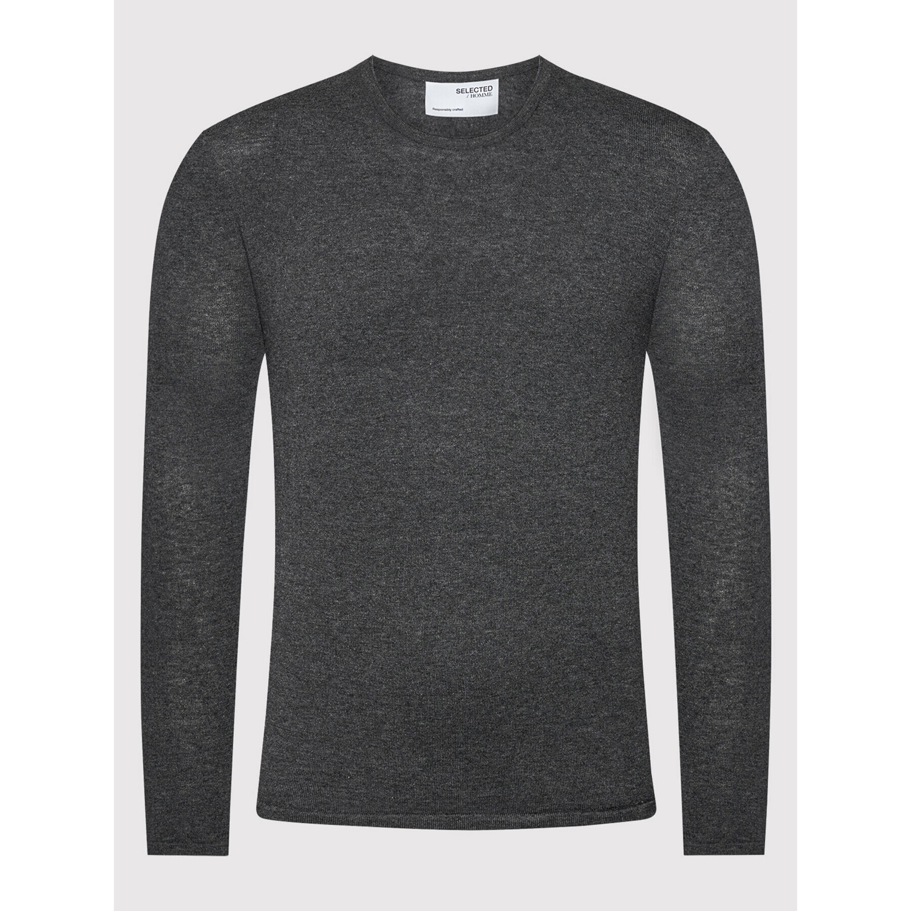 Selected Homme Пуловер Rome 16079774 Сив Regular Fit - Pepit.bg
