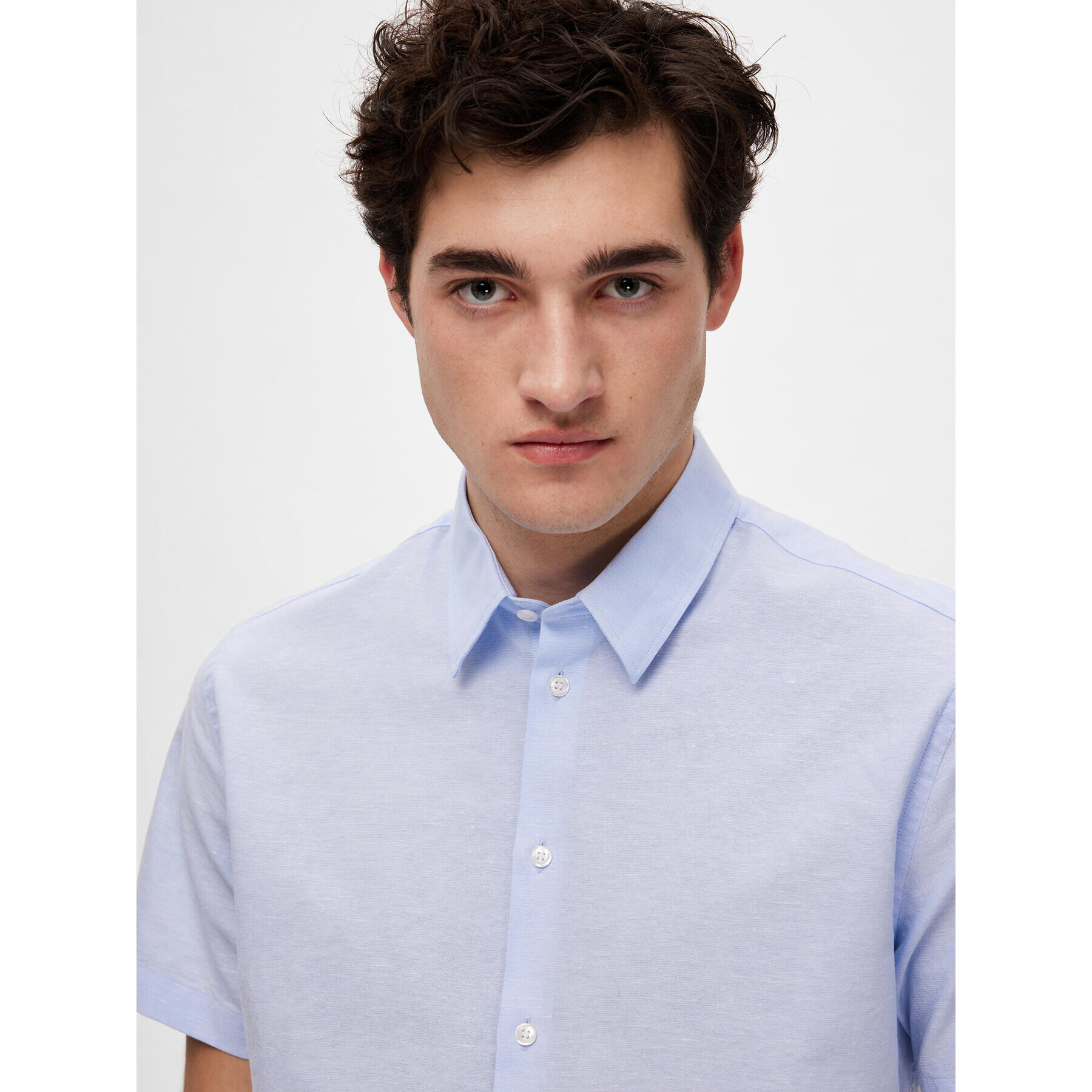 Selected Homme Риза 16079053 Син Regular Fit - Pepit.bg