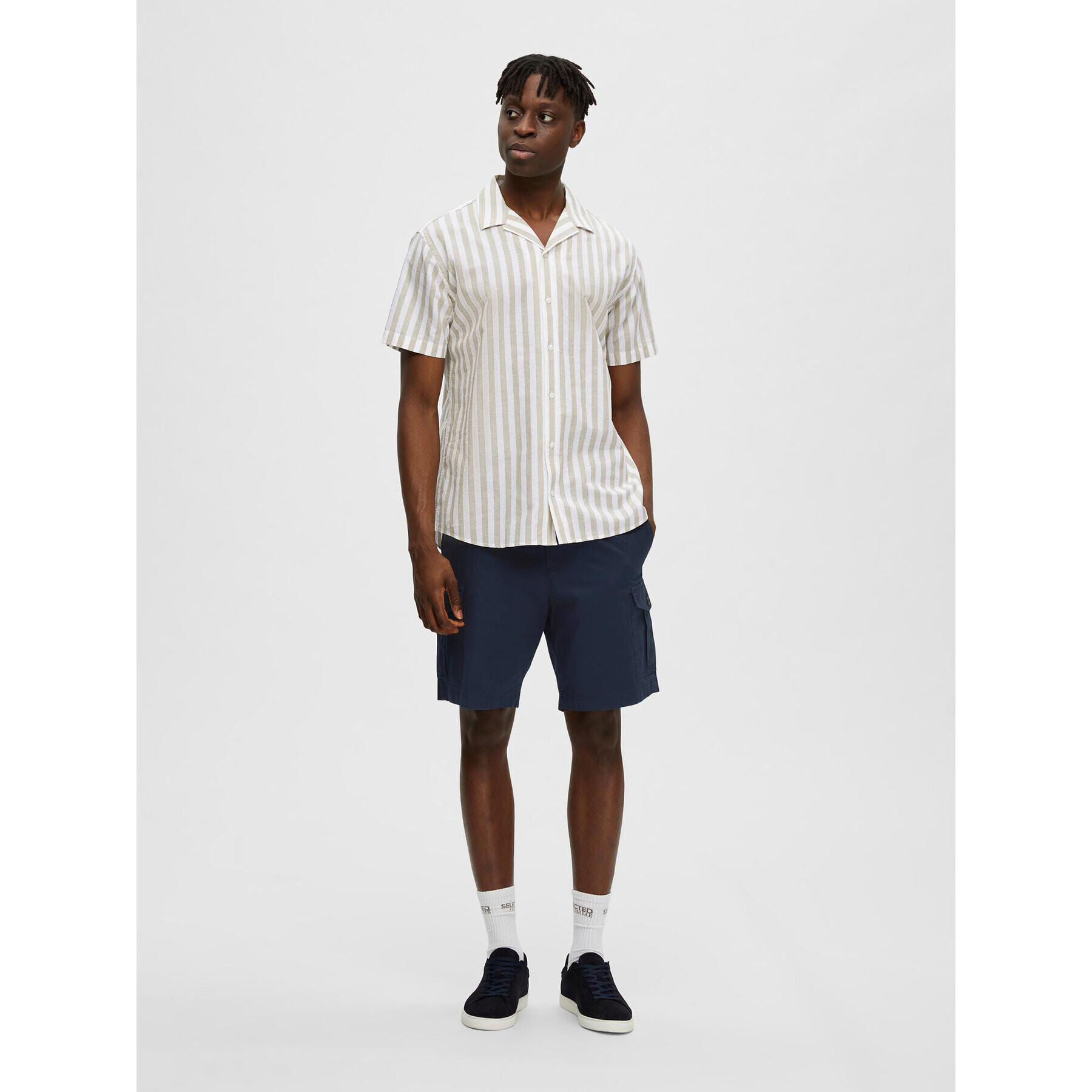 Selected Homme Риза 16079055 Бежов Regular Fit - Pepit.bg