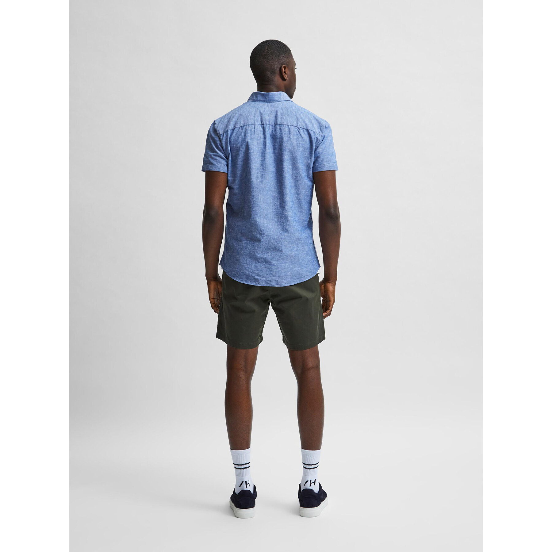 Selected Homme Риза 16079057 Син Slim Fit - Pepit.bg