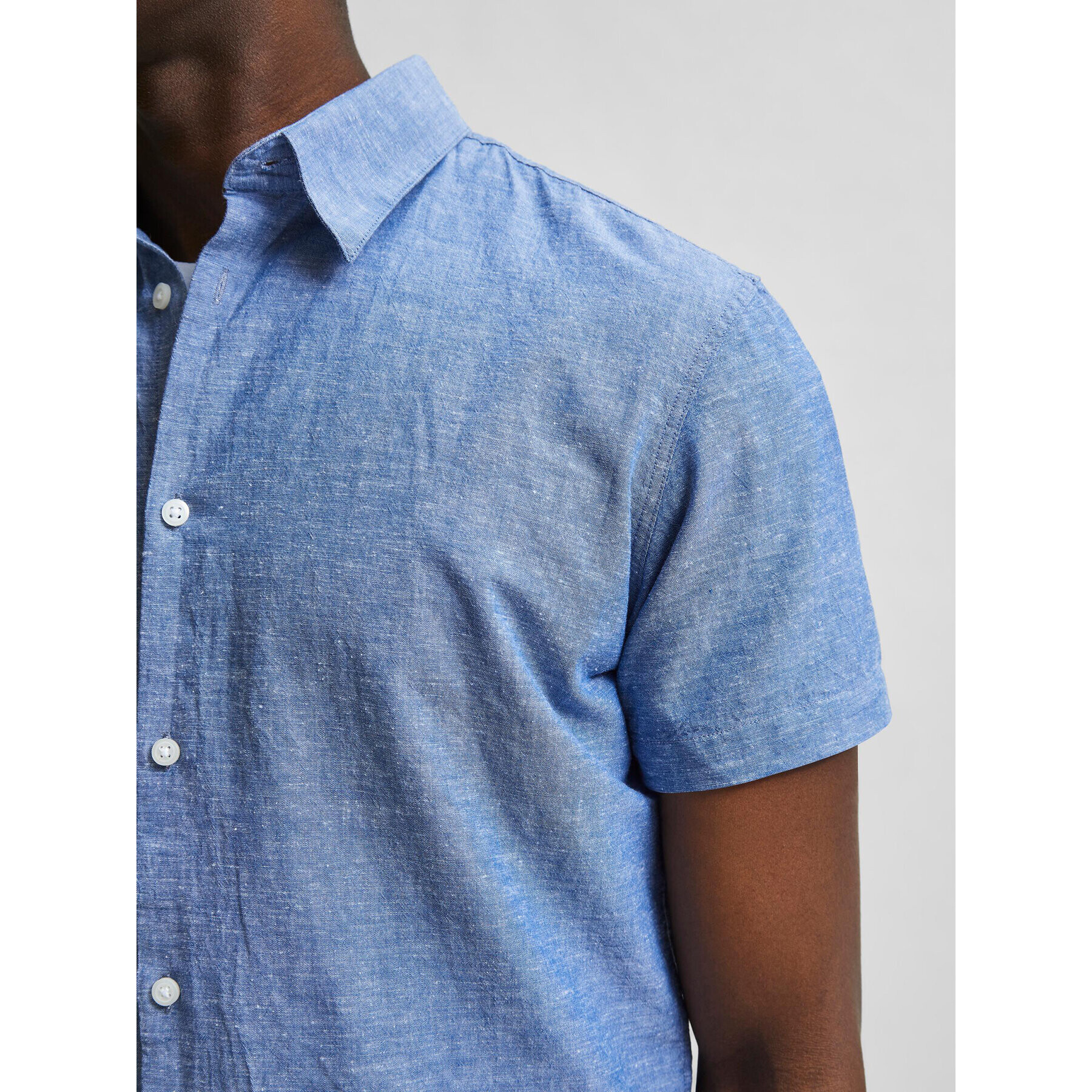Selected Homme Риза 16079057 Син Slim Fit - Pepit.bg