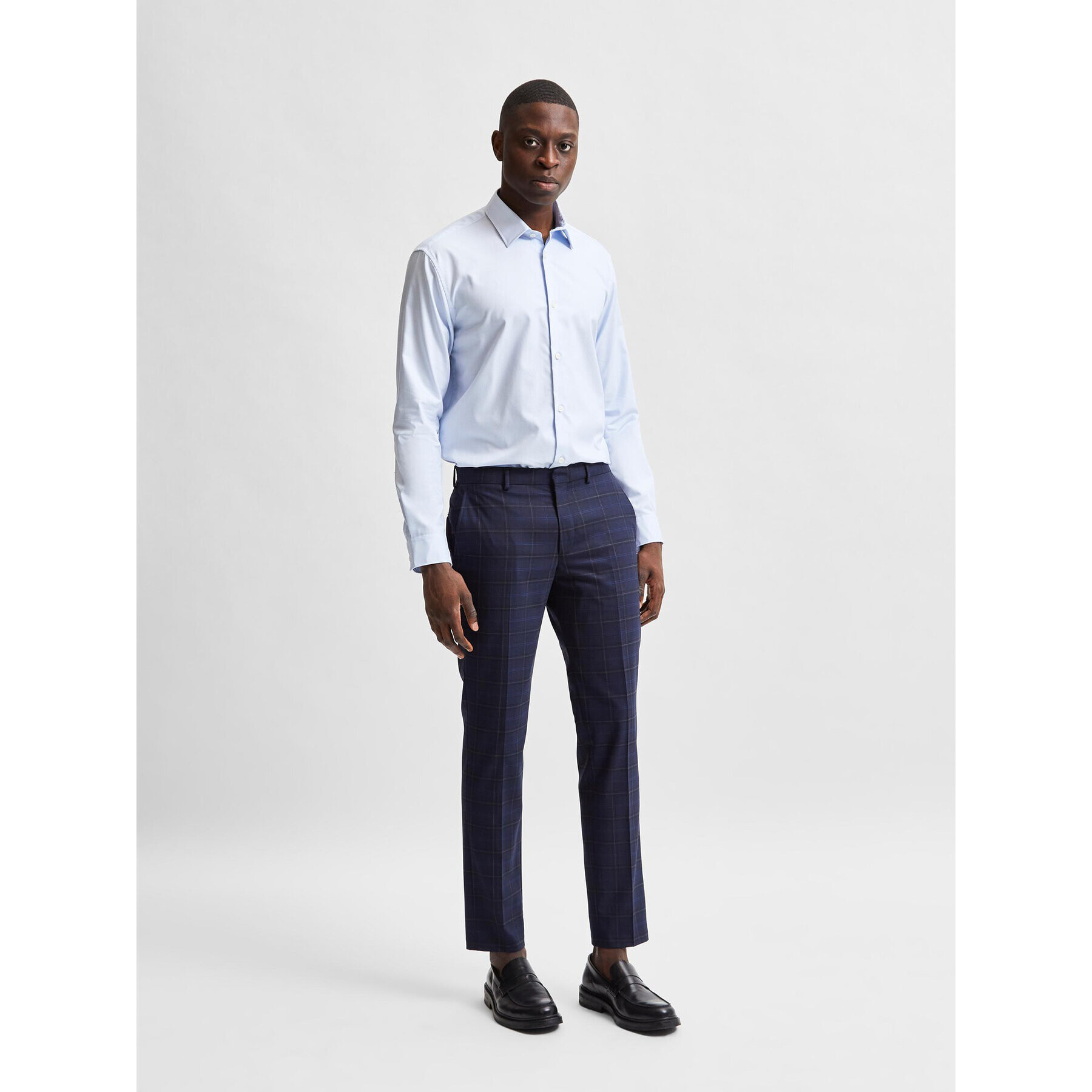 Selected Homme Риза 16080200 Син Slim Fit - Pepit.bg
