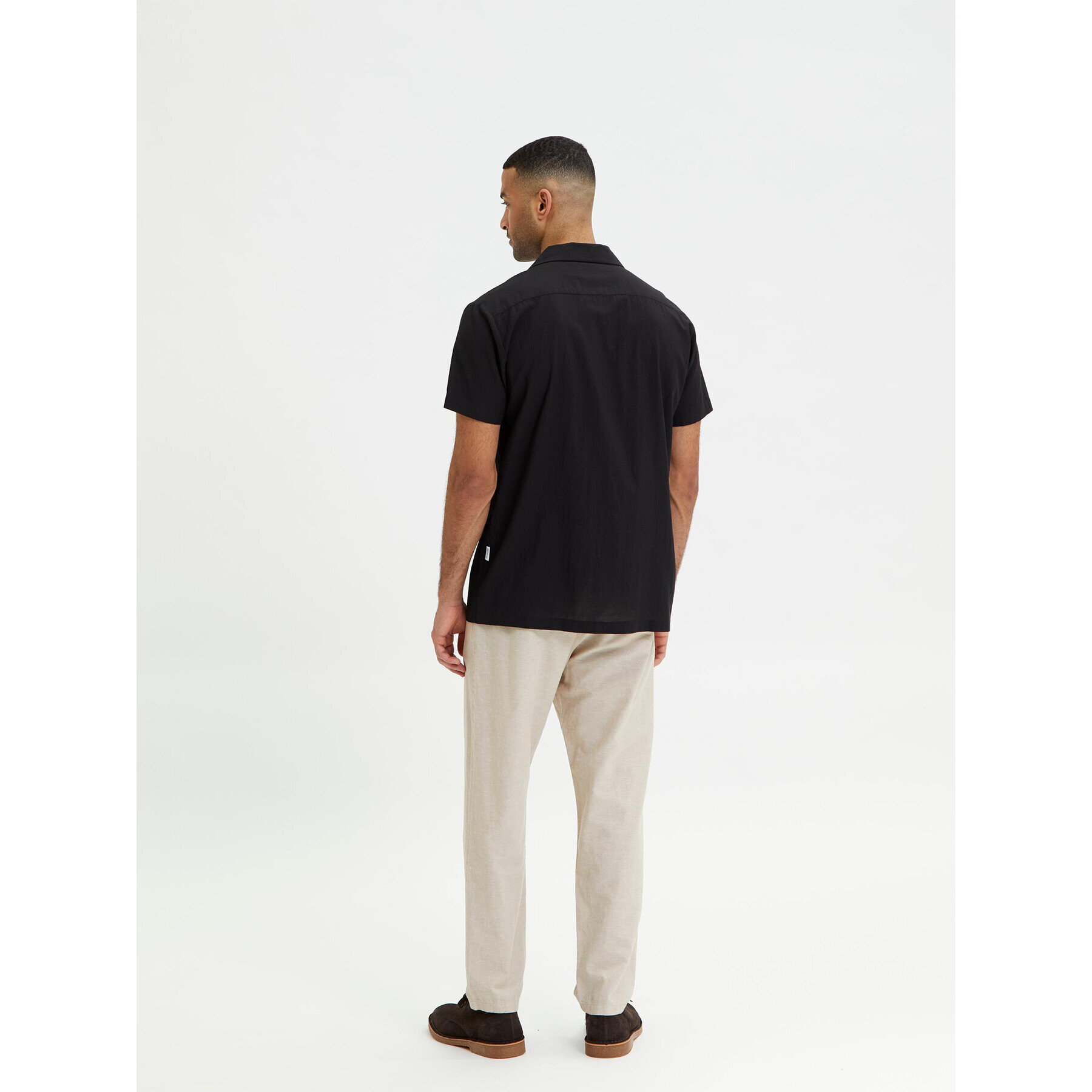 Selected Homme Риза 16084639 Черен Regular Fit - Pepit.bg