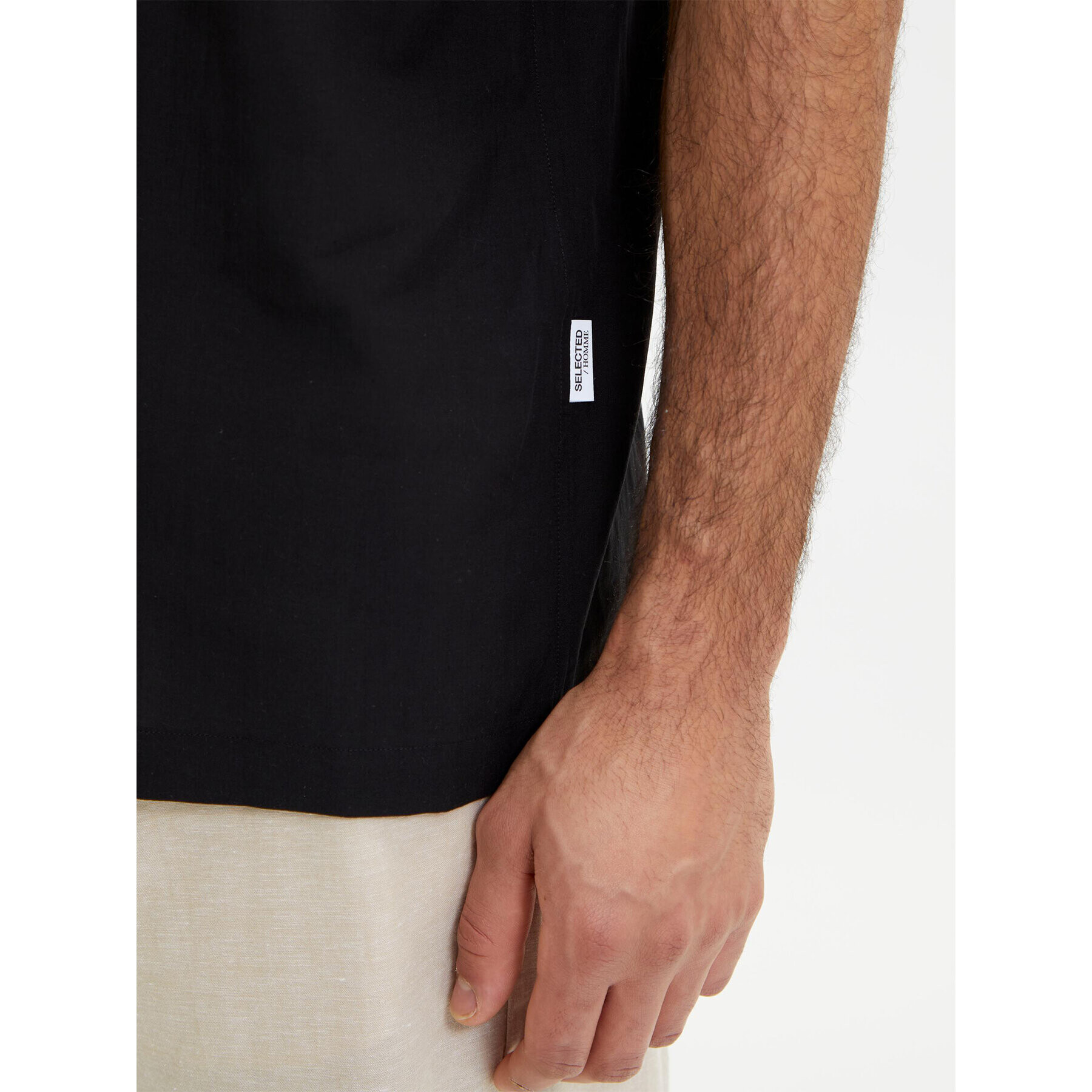 Selected Homme Риза 16084639 Черен Regular Fit - Pepit.bg