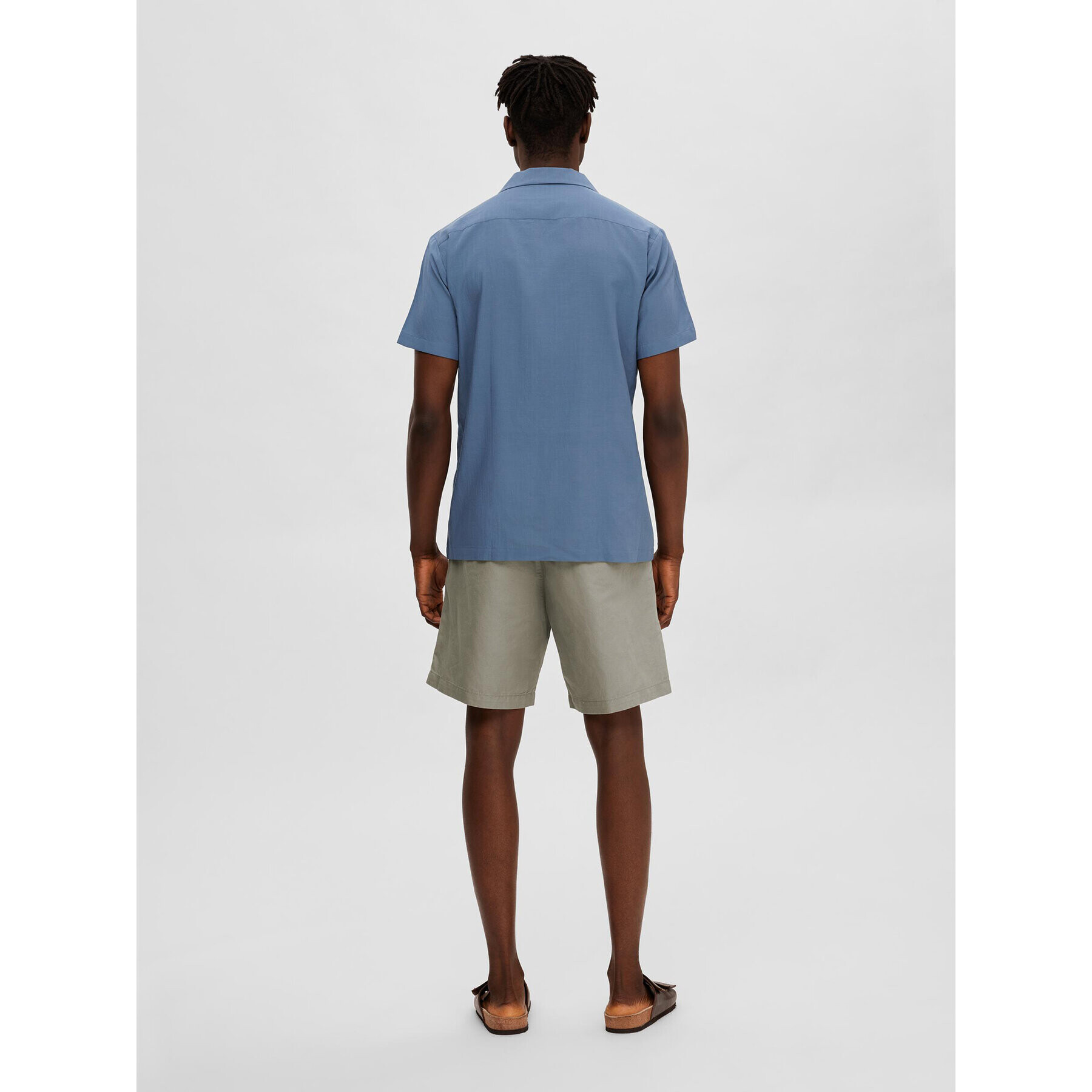 Selected Homme Риза 16084639 Син Regular Fit - Pepit.bg
