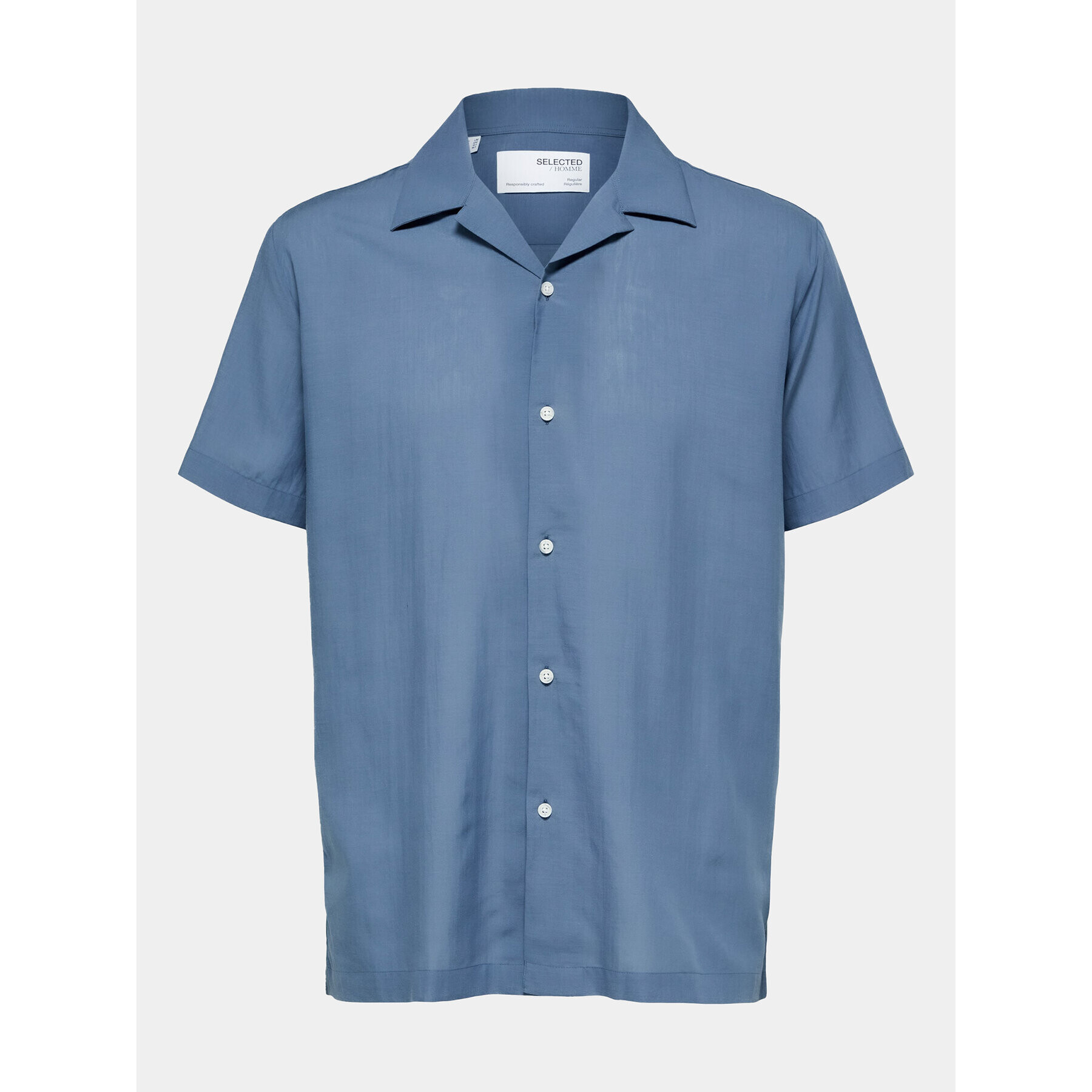 Selected Homme Риза 16084639 Син Regular Fit - Pepit.bg