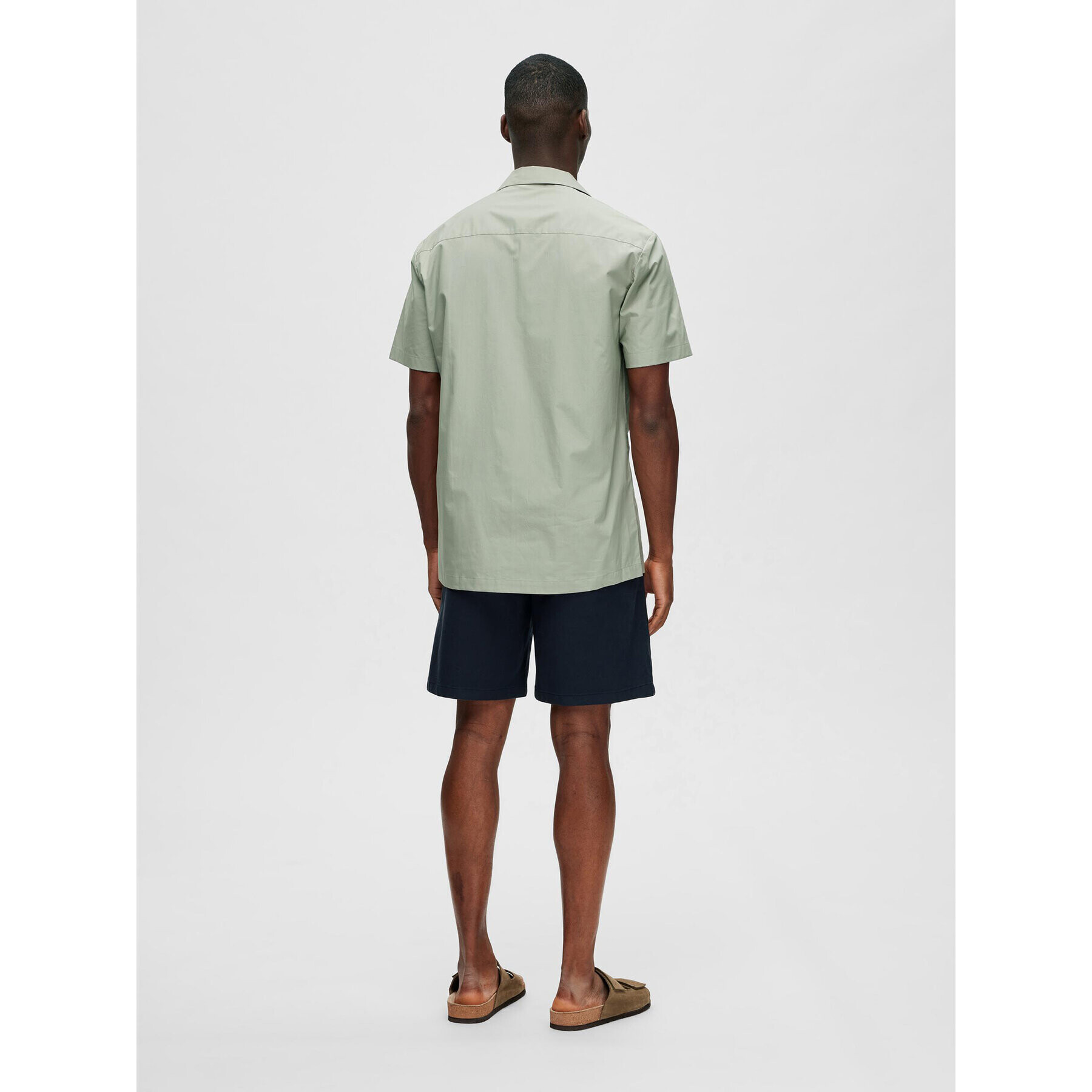 Selected Homme Риза 16088351 Зелен Regular Fit - Pepit.bg