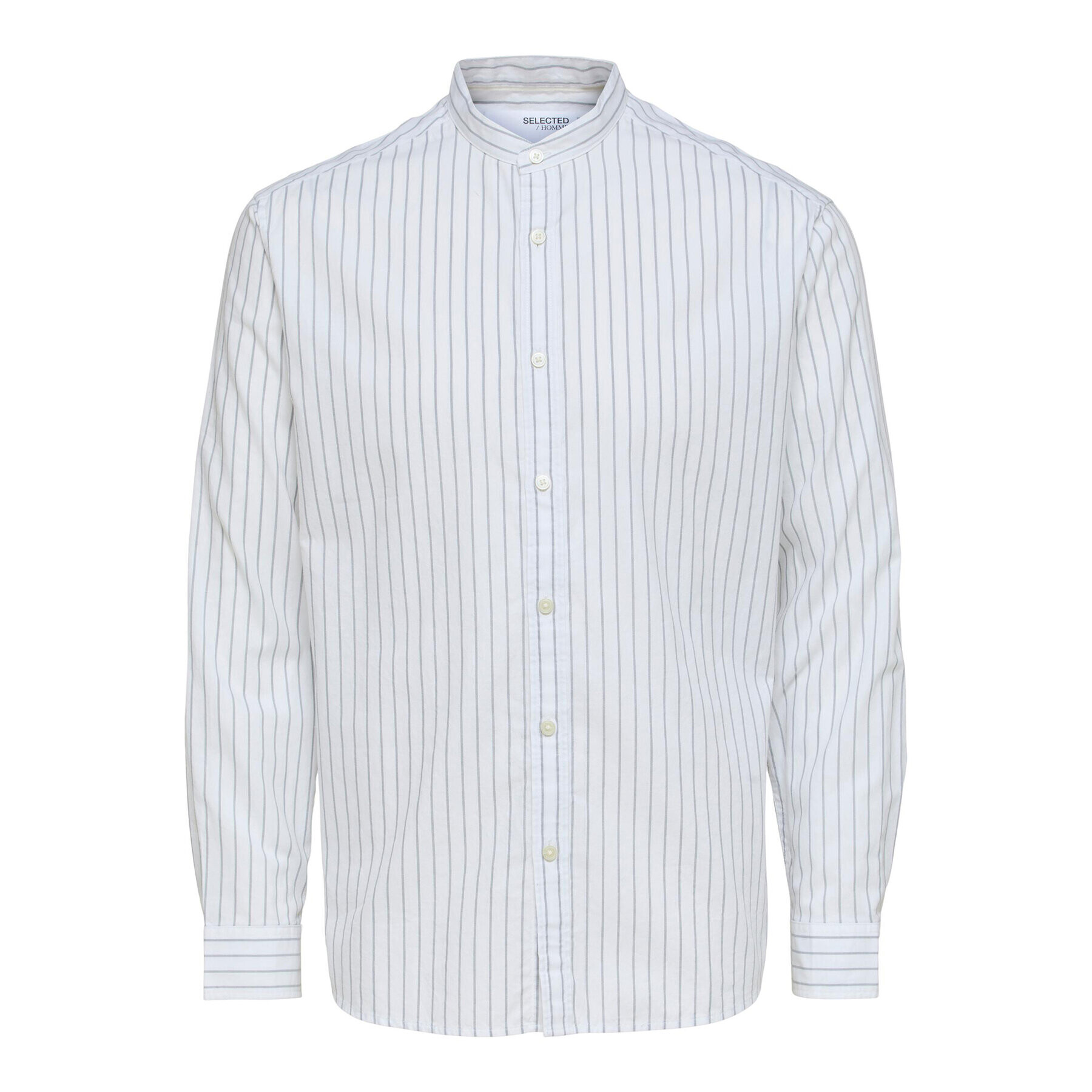 Selected Homme Риза 16088354 Бял Regular Fit - Pepit.bg