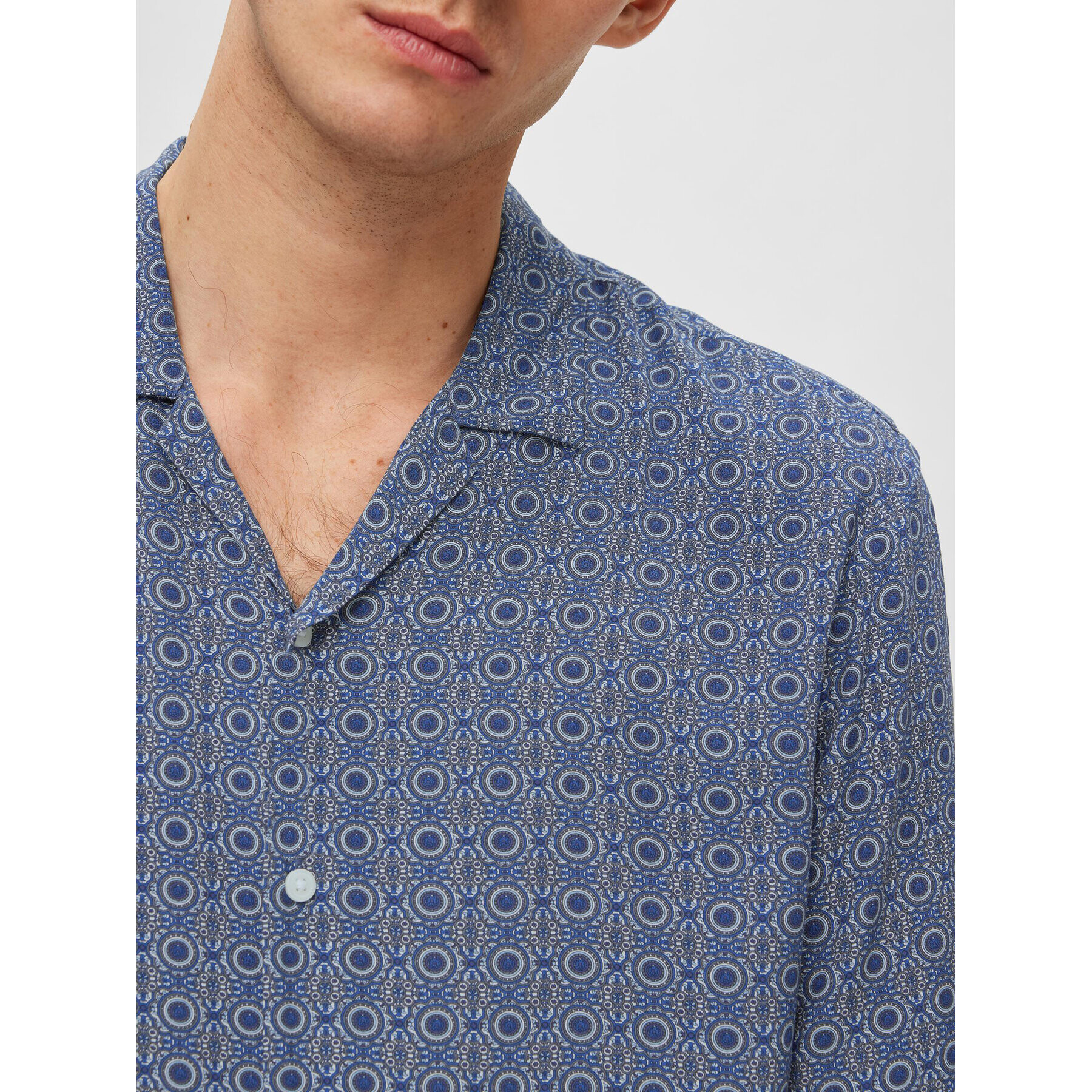 Selected Homme Риза 16088360 Син Relaxed Fit - Pepit.bg