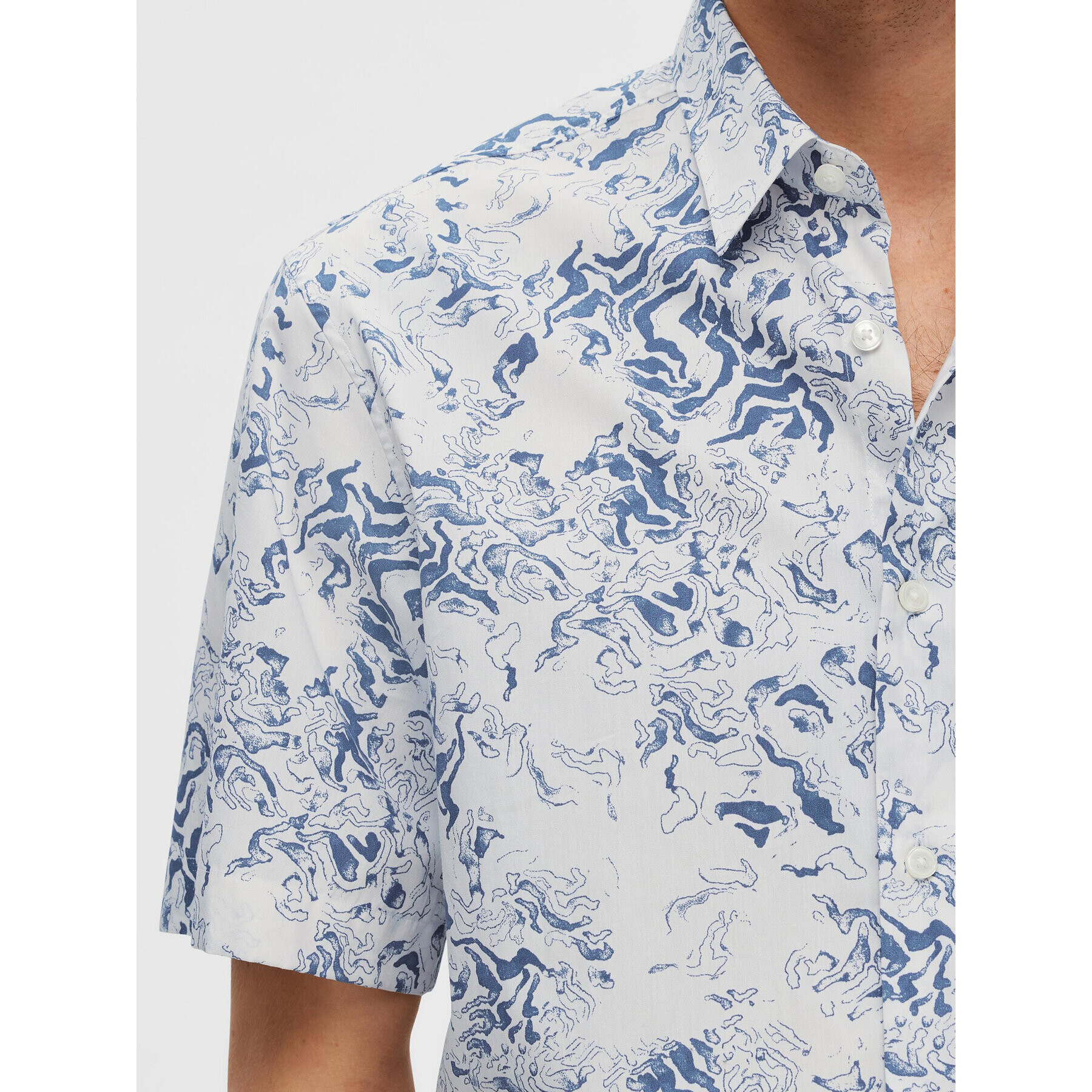 Selected Homme Риза 16088361 Син Relaxed Fit - Pepit.bg