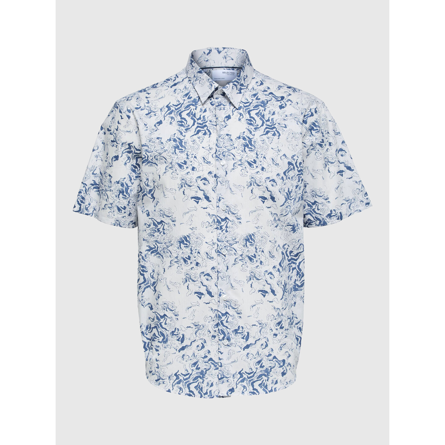 Selected Homme Риза 16088361 Син Relaxed Fit - Pepit.bg