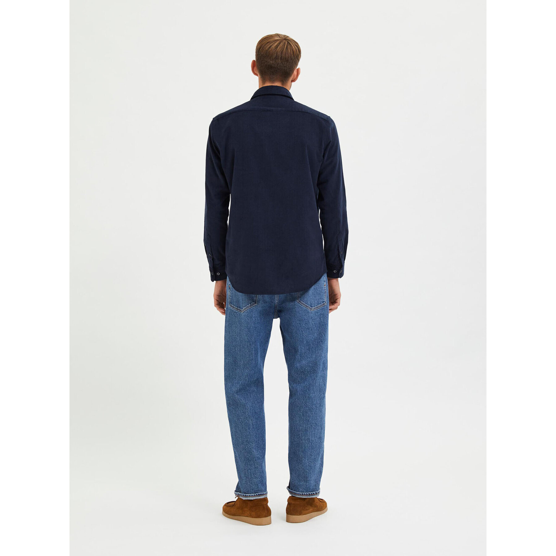 Selected Homme Риза Benjamin 16086513 Тъмносин Regular Fit - Pepit.bg
