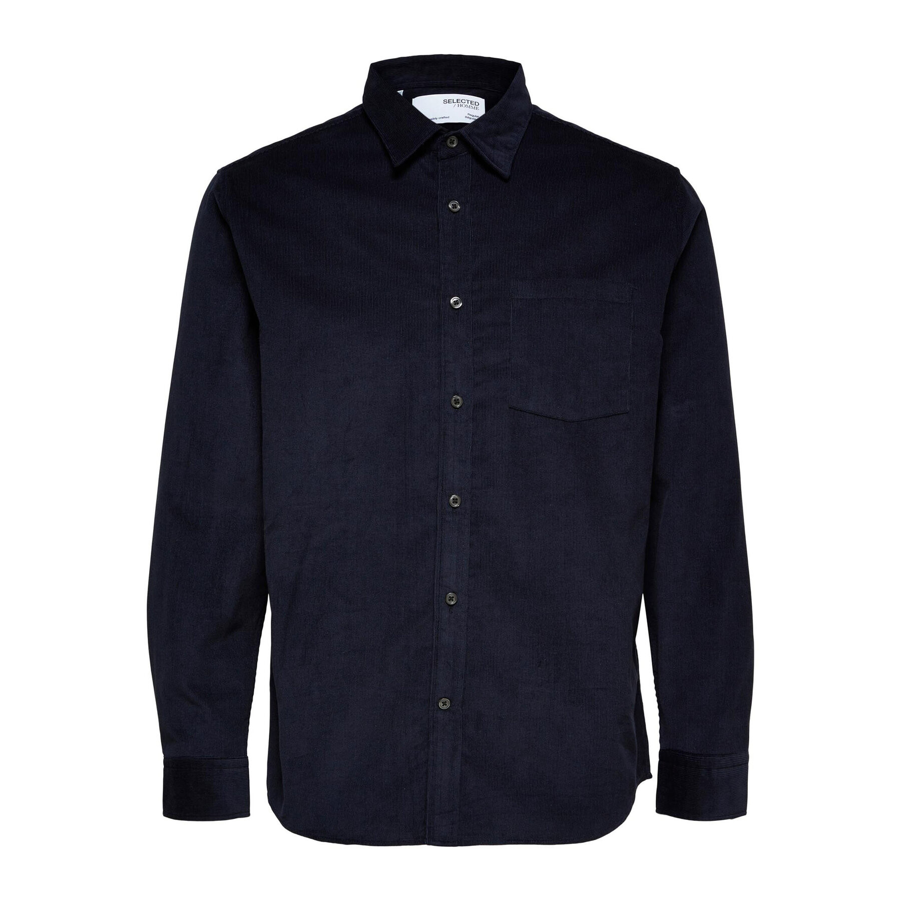Selected Homme Риза Benjamin 16086513 Тъмносин Regular Fit - Pepit.bg